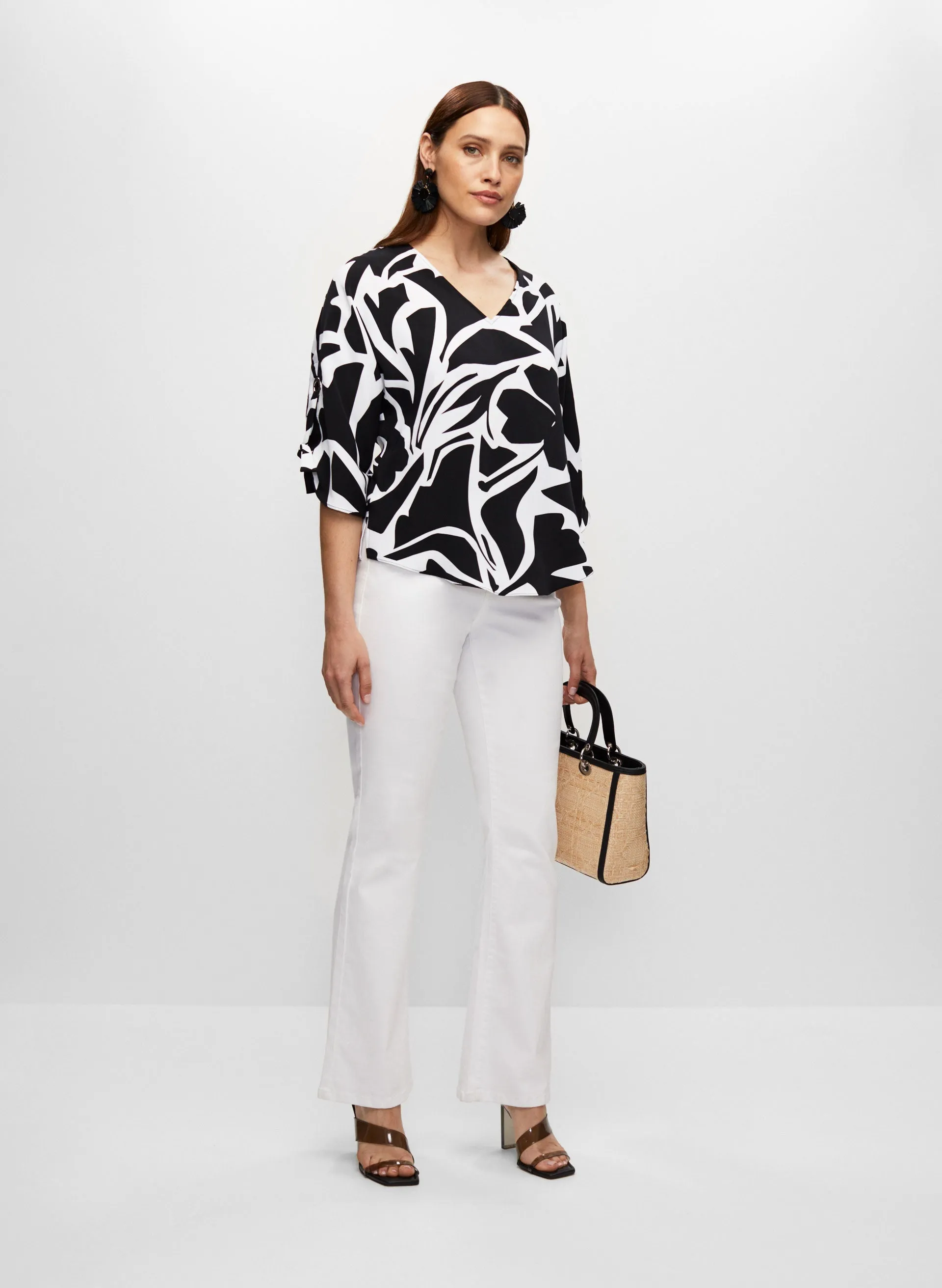 Joseph Ribkoff - Floral Print Top sold by Melanie Lyne product image thumbnail 4