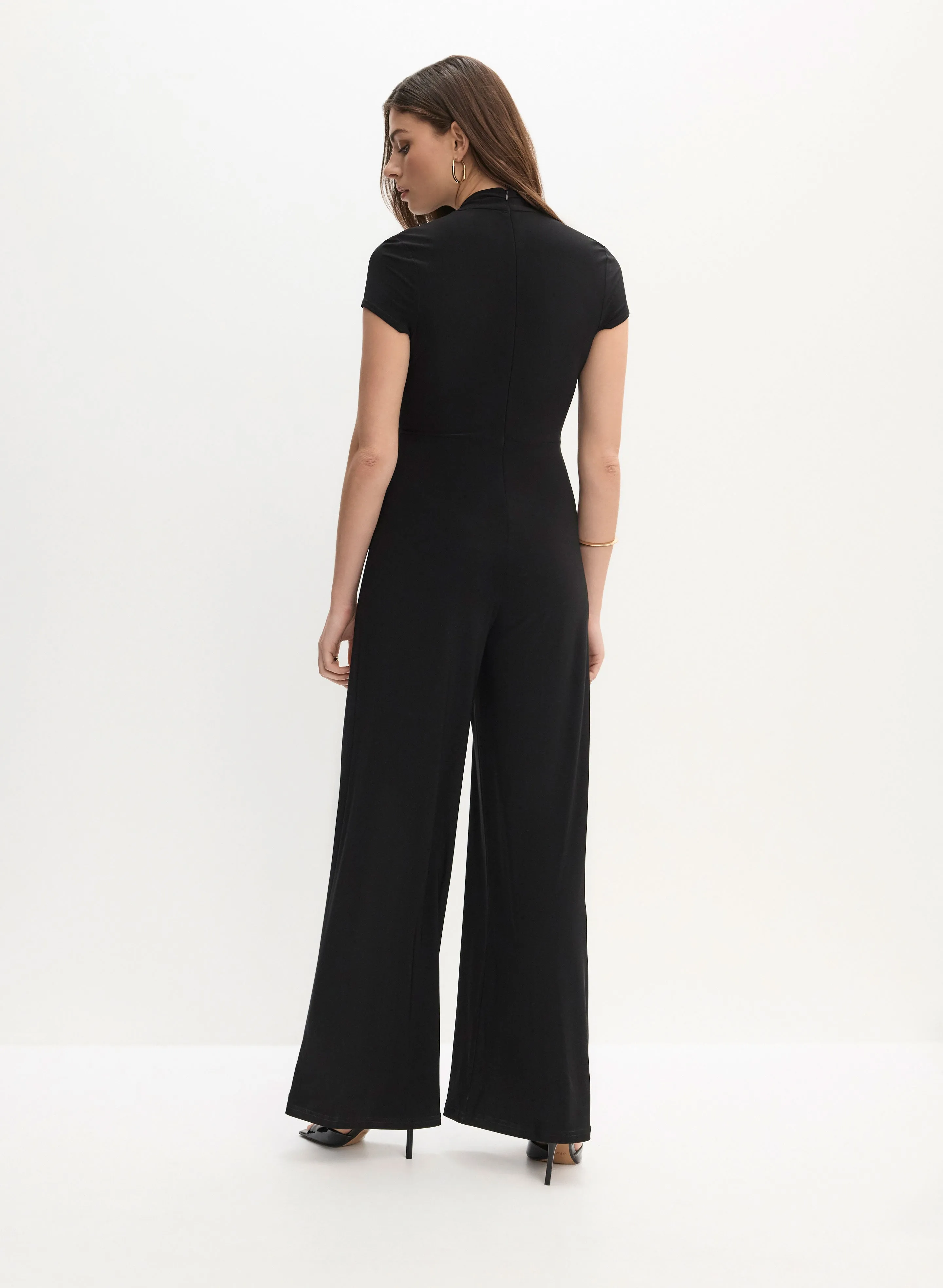 Joseph Ribkoff - V-Neck Buckle Jumpsuit sold by Melanie Lyne product image thumbnail 4