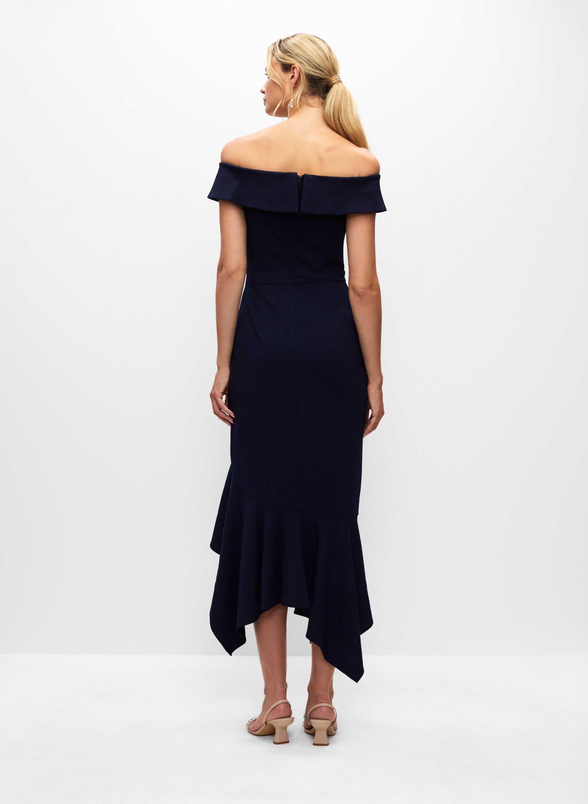 BA Nites - Flounce Detail Dress sold by Melanie Lyne product image thumbnail 2