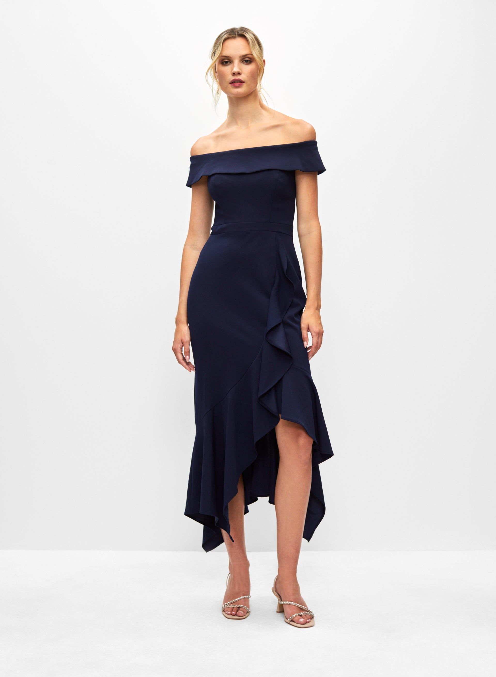 BA Nites - Flounce Detail Dress sold by Melanie Lyne