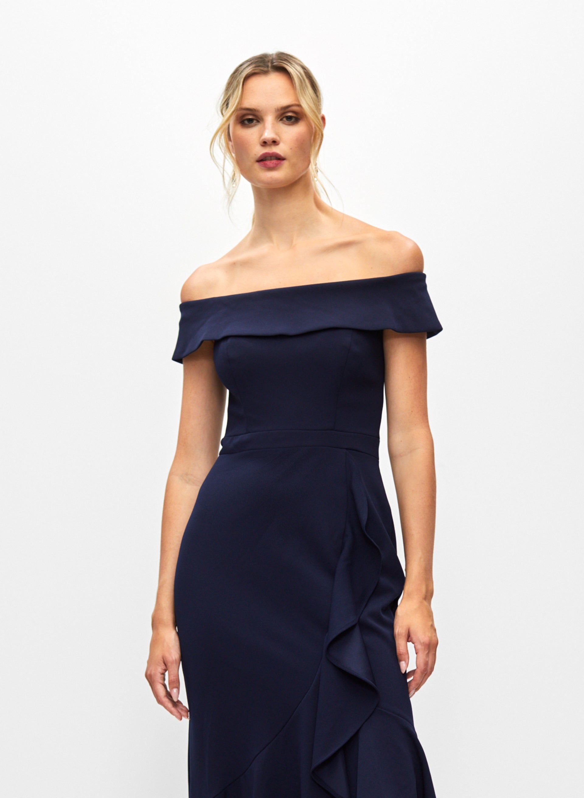 BA Nites - Flounce Detail Dress sold by Melanie Lyne product image thumbnail 3