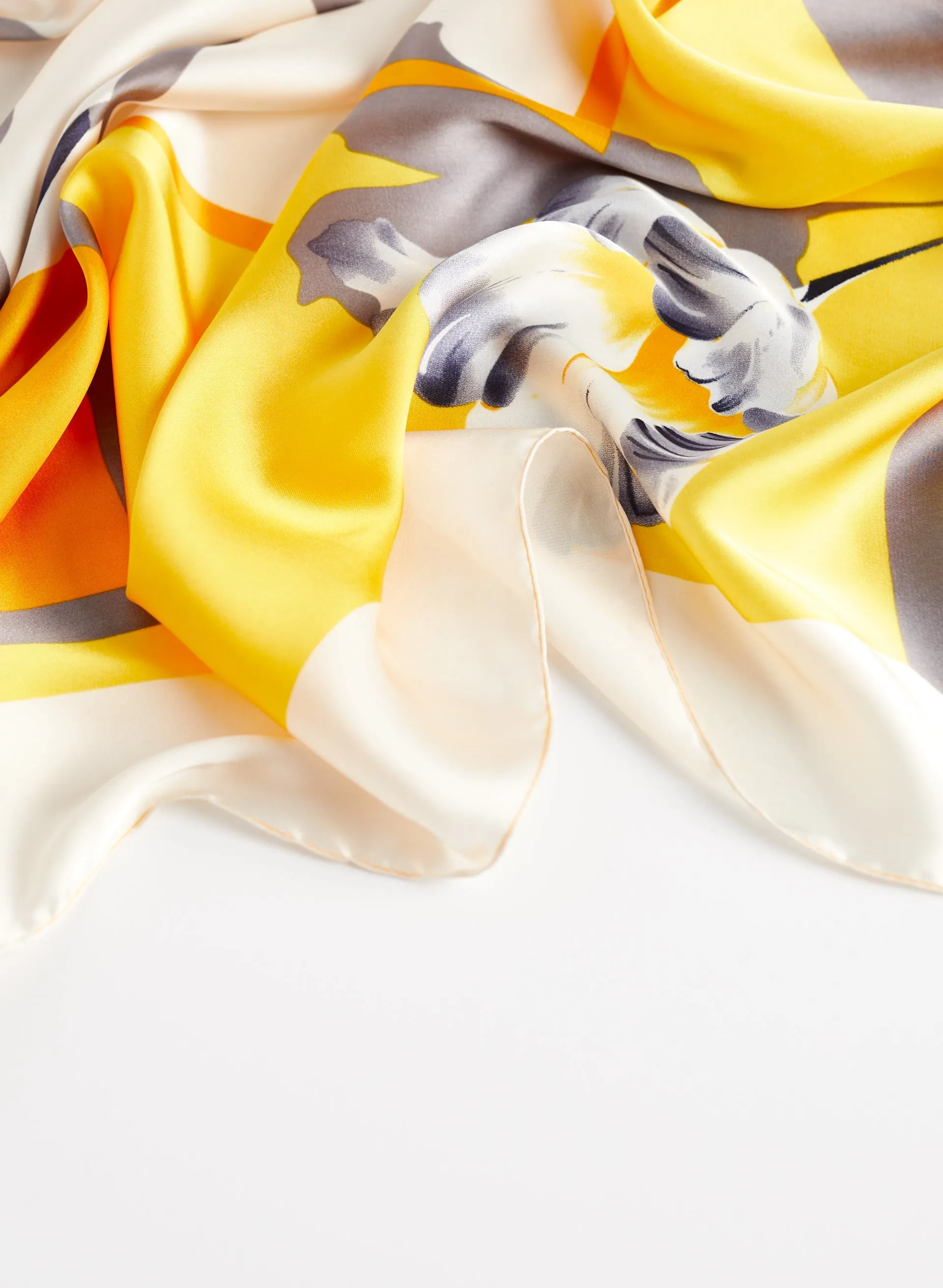 Floral Print Square Scarf sold by Melanie Lyne product image thumbnail 3