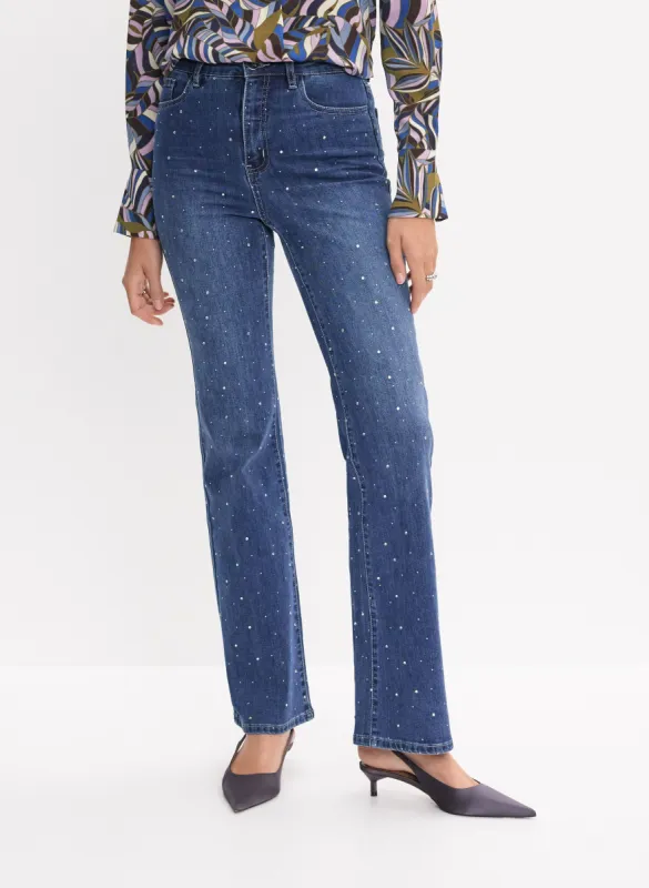 Embellished Flare Leg Jeans sold by Melanie Lyne