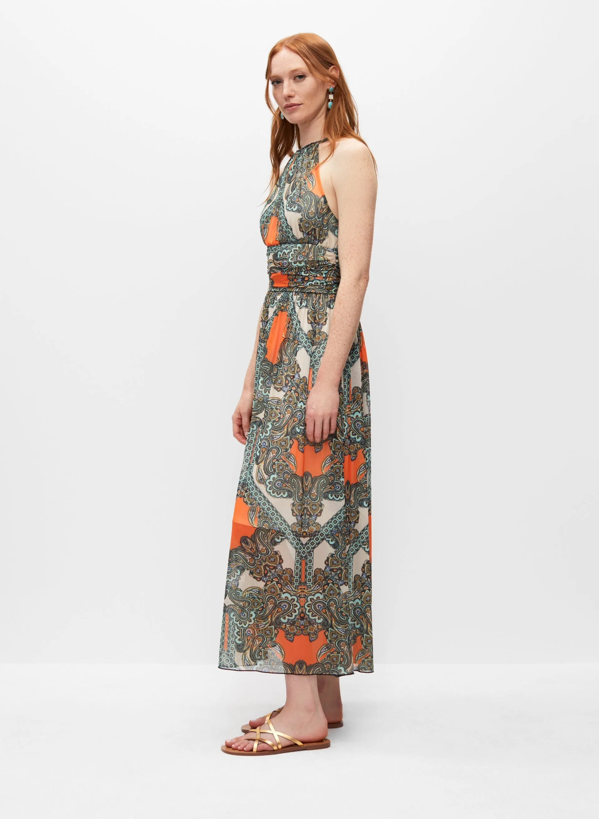 Paisley Print Maxi Dress sold by Melanie Lyne product image thumbnail 2