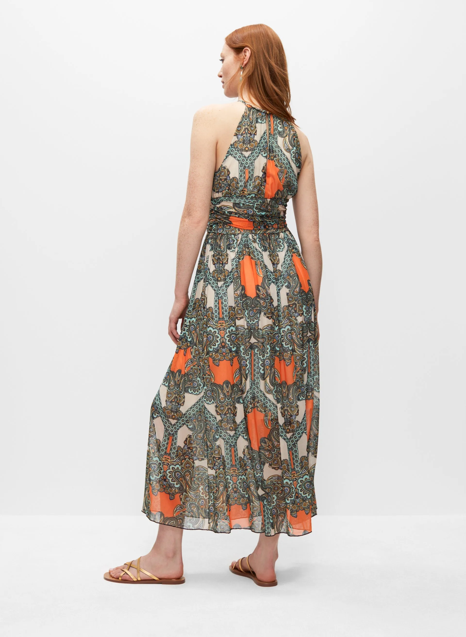 Paisley Print Maxi Dress sold by Melanie Lyne product image thumbnail 3