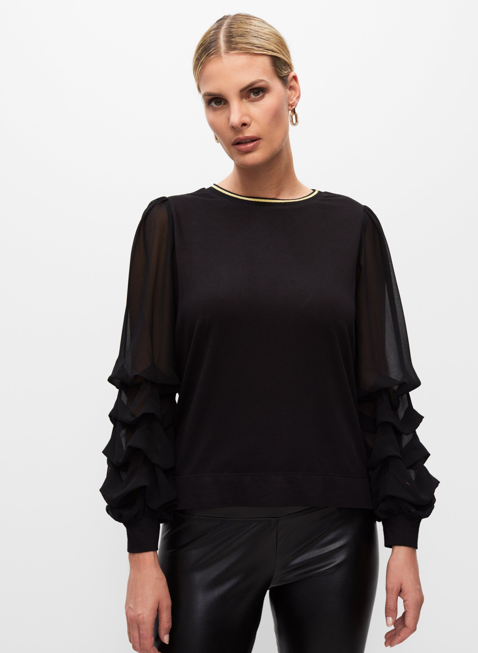 Tiered Sleeve Top sold by Melanie Lyne