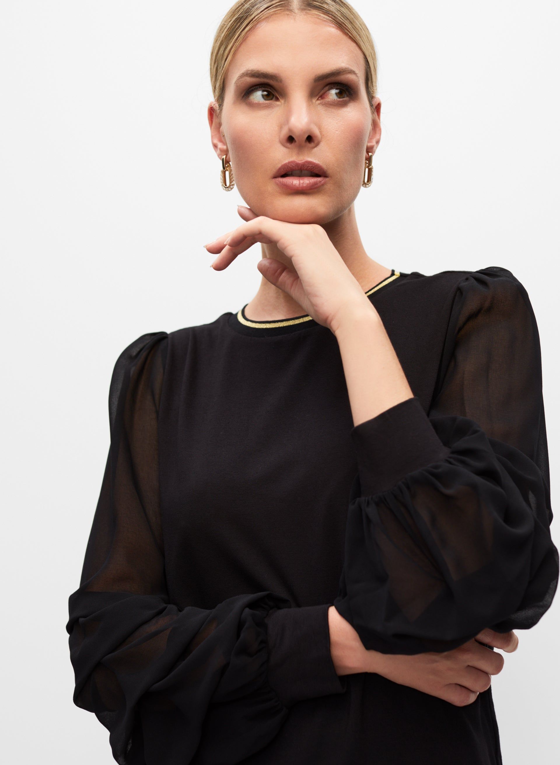 Tiered Sleeve Top sold by Melanie Lyne product image thumbnail 5