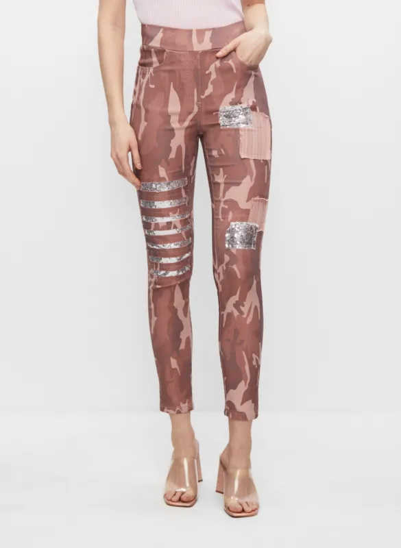 Frank Lyman - Camouflage Print Pull-On Pants sold by Melanie Lyne