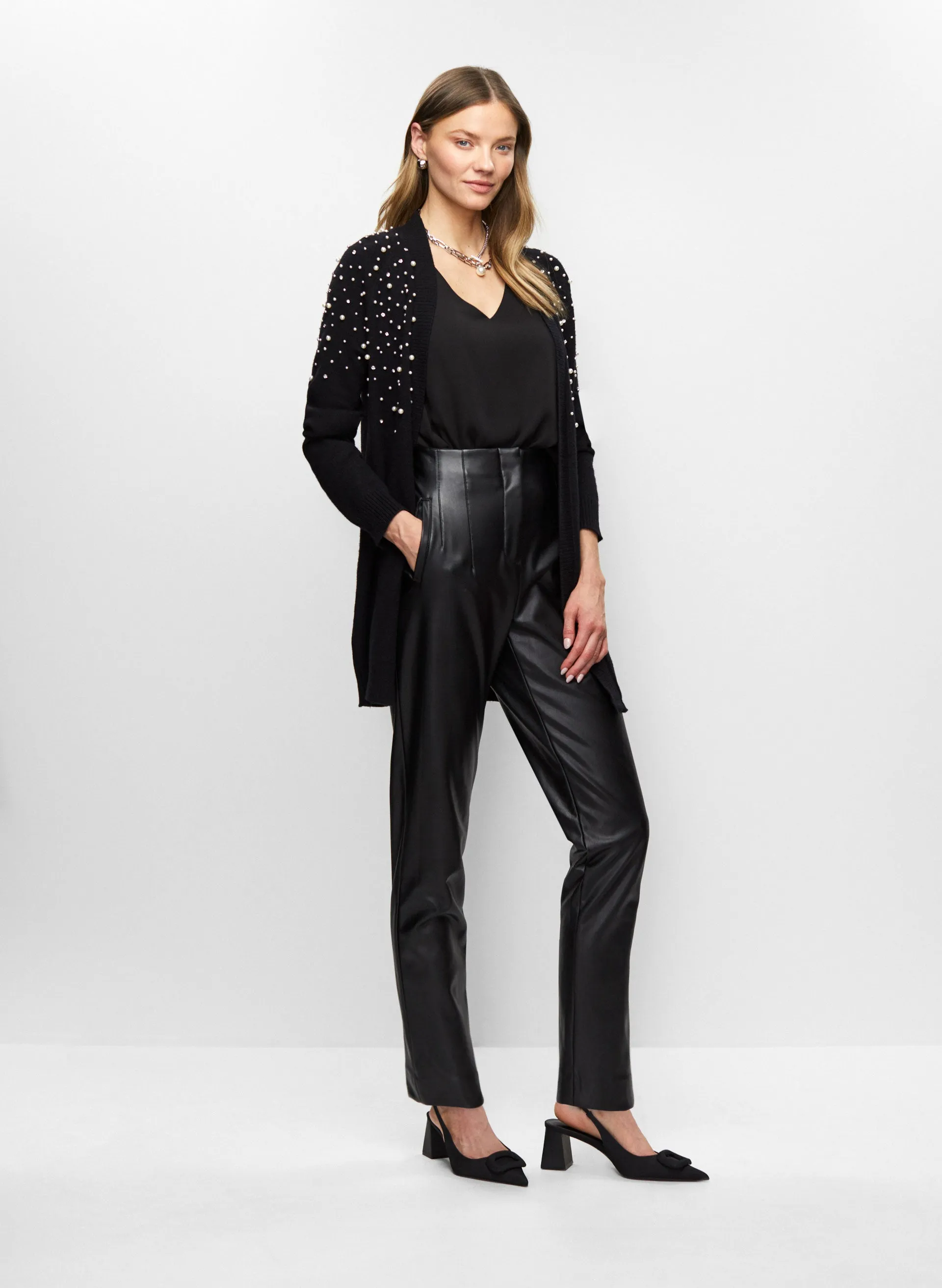 Pearl Detail Cardigan sold by Melanie Lyne product image thumbnail 5