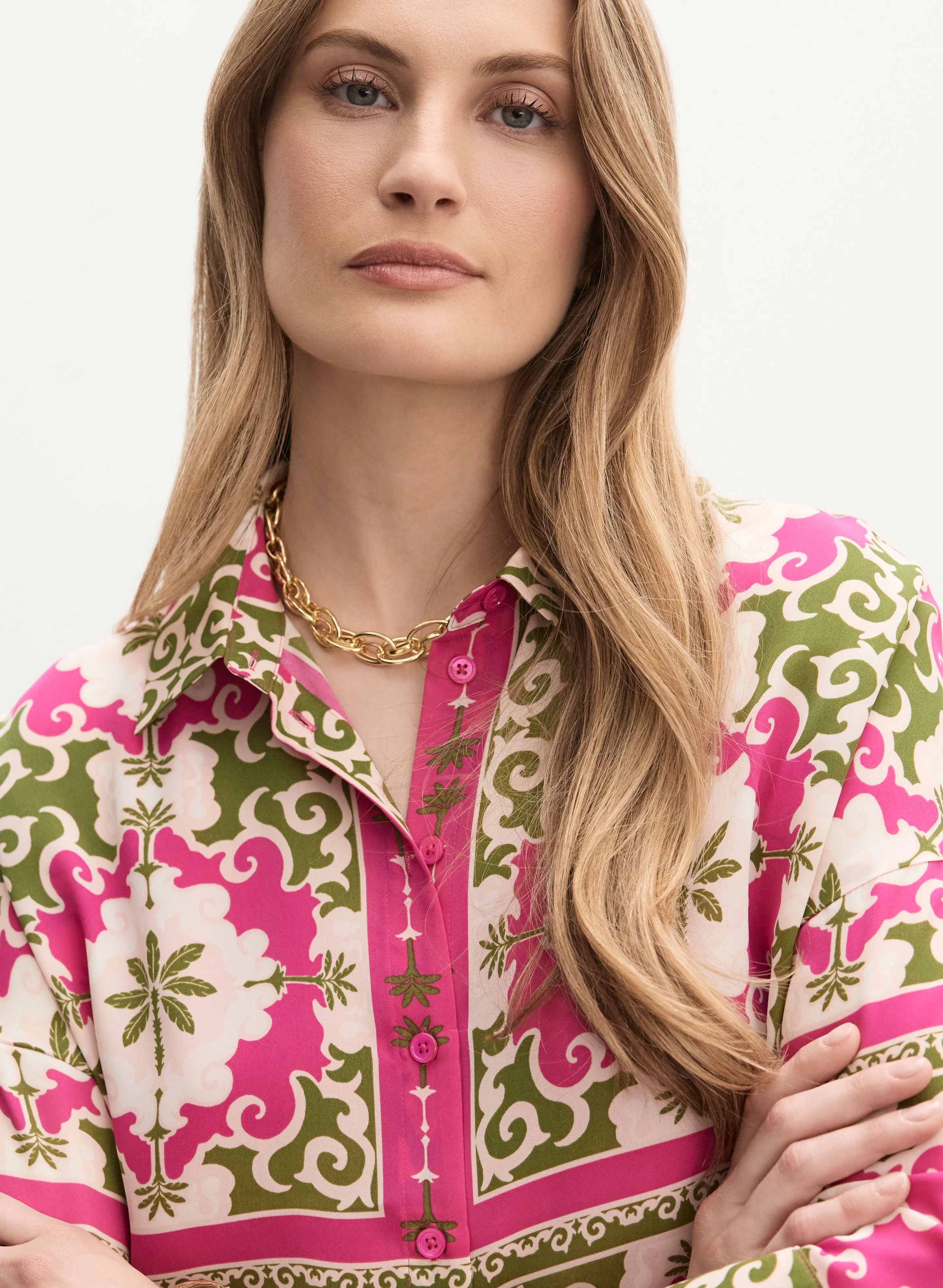 Abstract Print Blouse sold by Melanie Lyne product image thumbnail 2