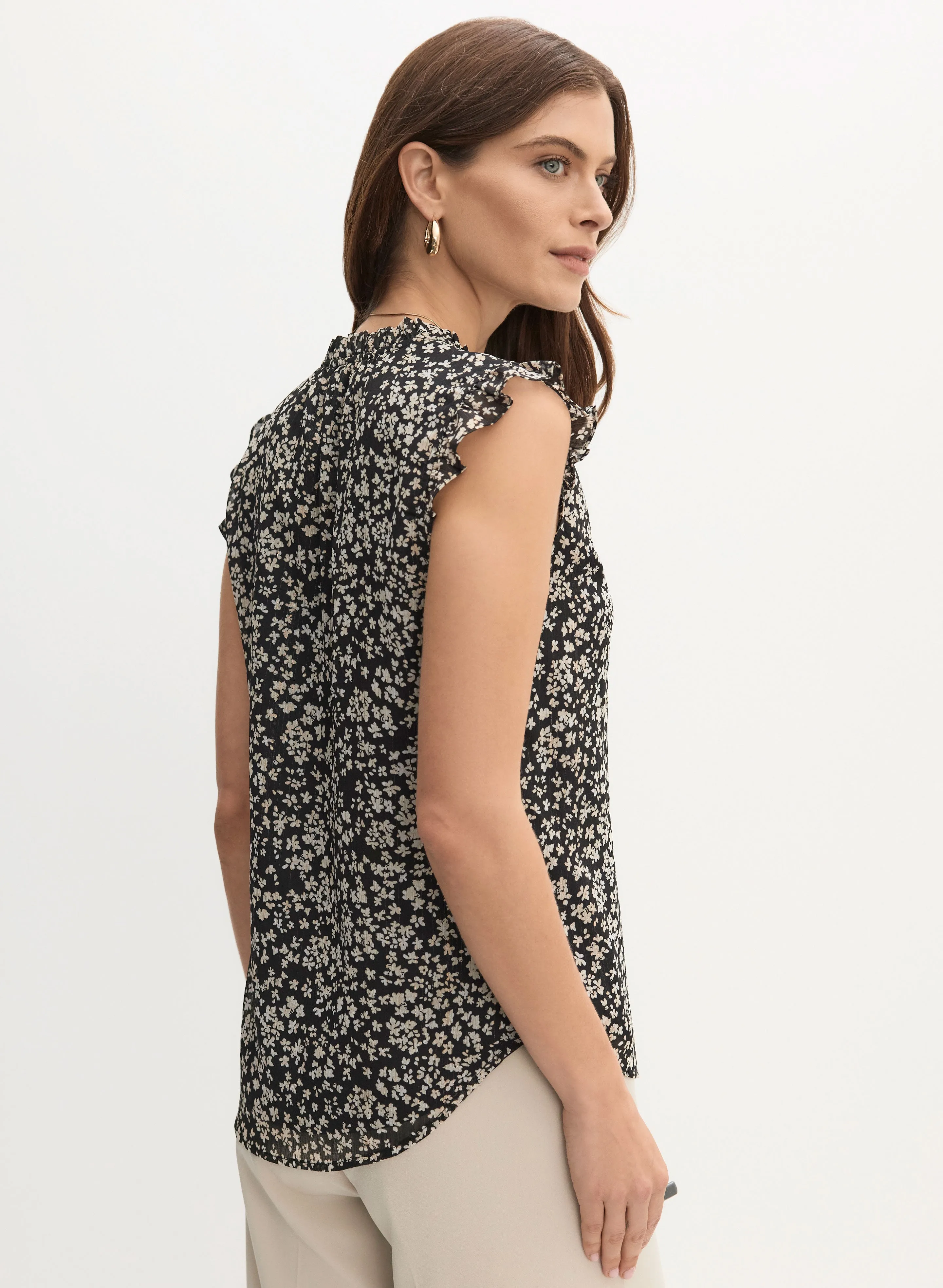 Floral Print Chiffon Blouse sold by Melanie Lyne product image thumbnail 4