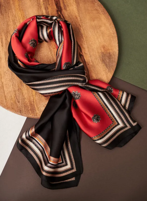 Multi-Colour Block Print Scarf sold by Melanie Lyne