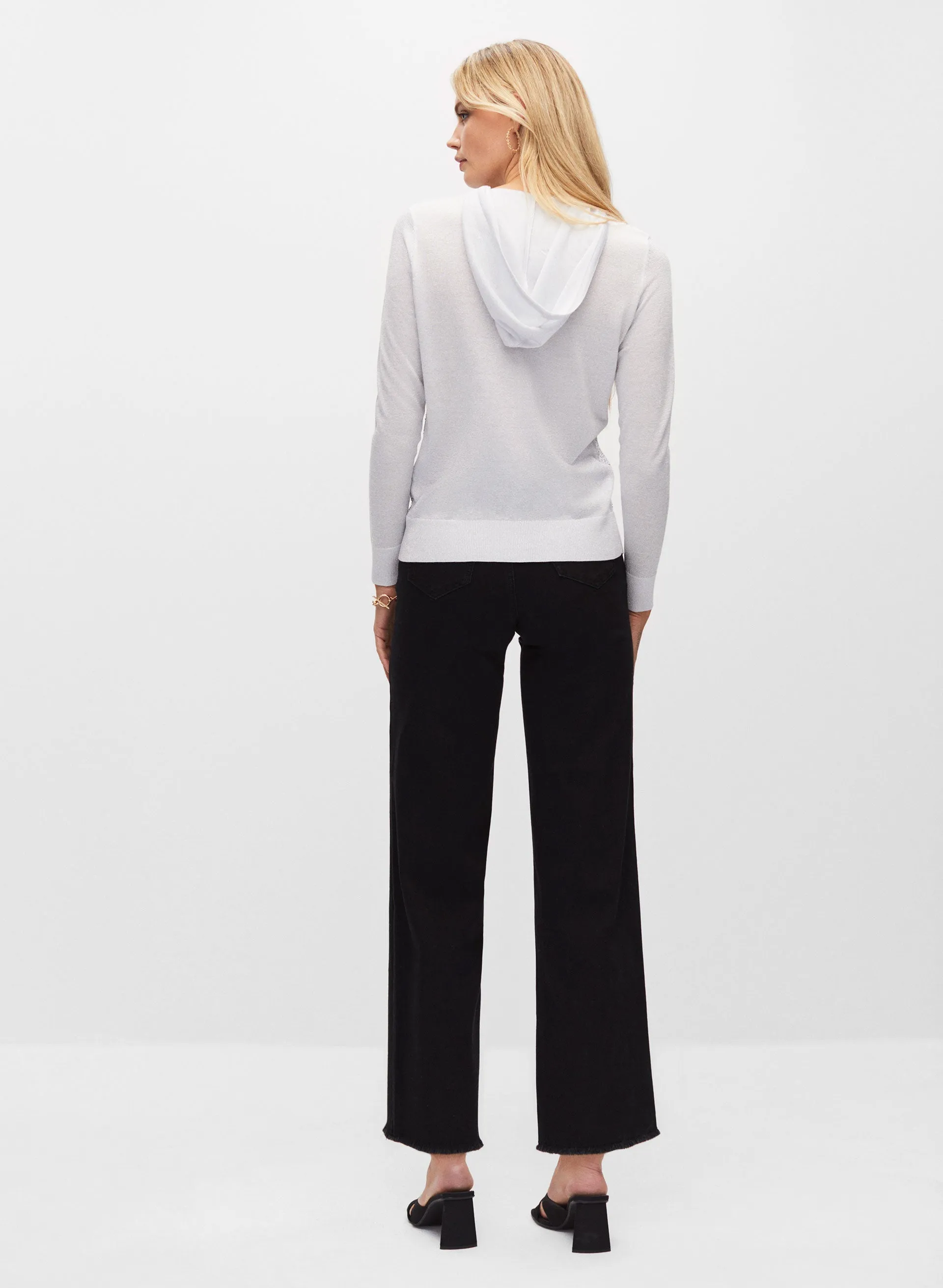 Joseph Ribkoff - Stud Detail Hoodie sold by Melanie Lyne product image thumbnail 4