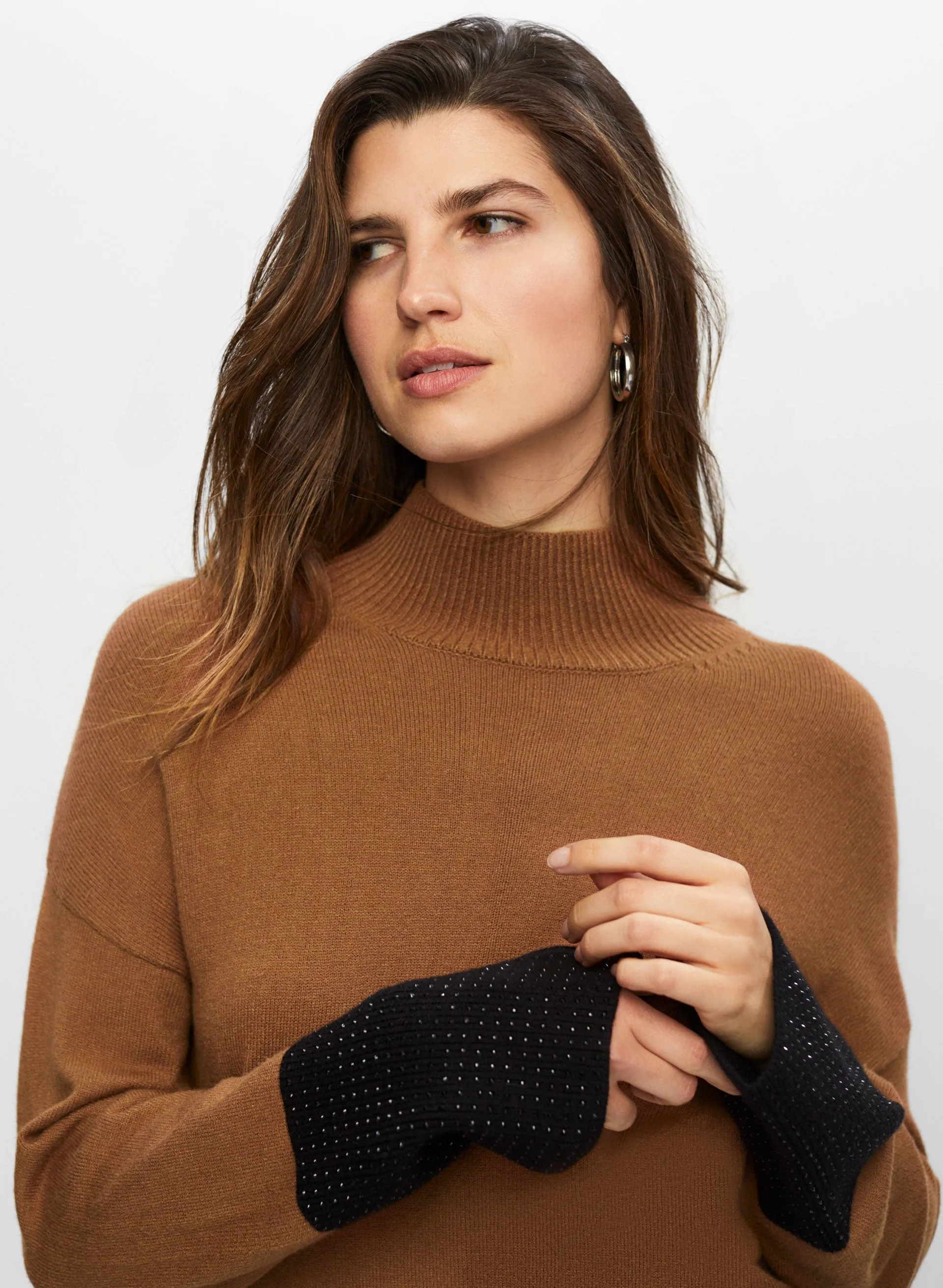 Rhinestone Detail Colour Block Sweater sold by Melanie Lyne product image thumbnail 2