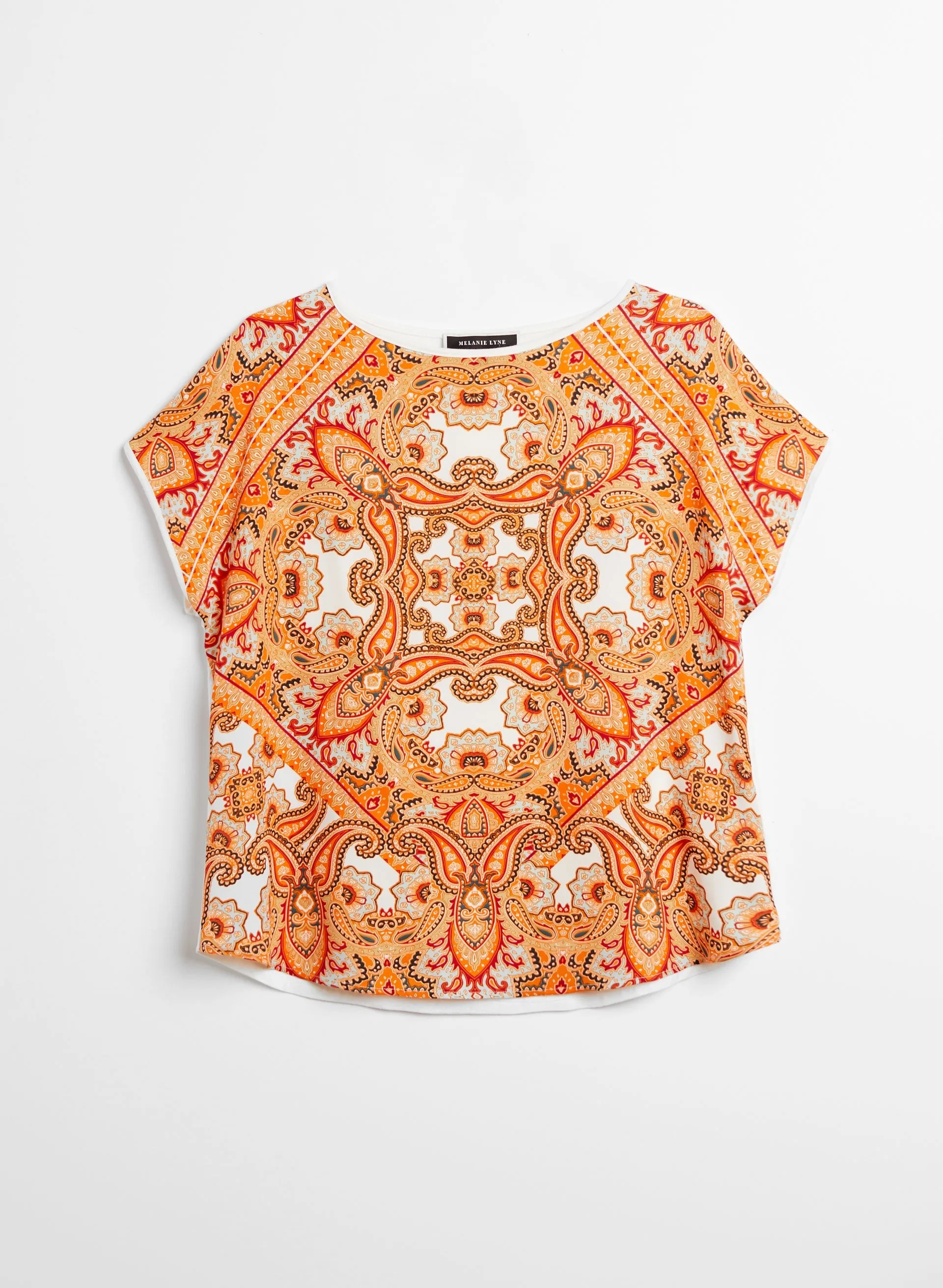 Paisley Print Tee sold by Melanie Lyne product image thumbnail 5