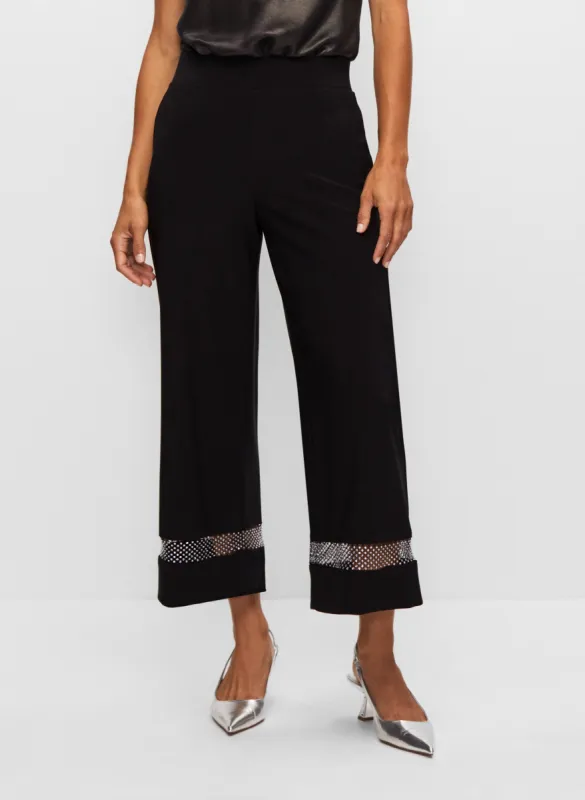 Joseph Ribkoff - Pull-On Rhinestone Detail Pants sold by Melanie Lyne
