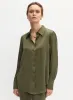Button-Front Satin Blouse sold by Melanie Lyne