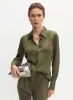 Button-Front Satin Blouse sold by Melanie Lyne