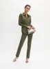 Button-Front Satin Blouse sold by Melanie Lyne