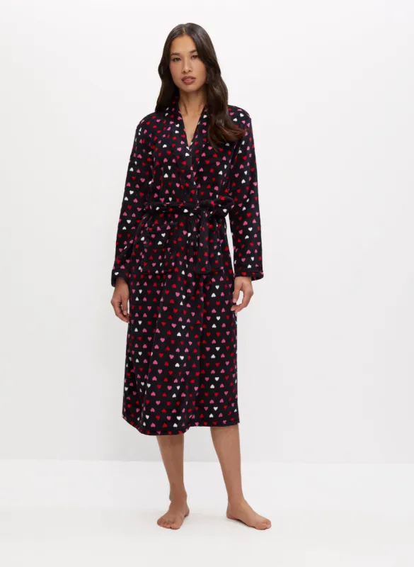 Heart Print Robe made by Melanie Lyne