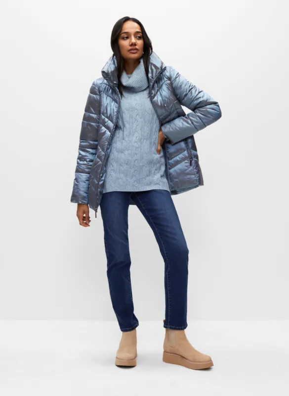 Stand-Up Collar Puffer Coat sold by Melanie Lyne
