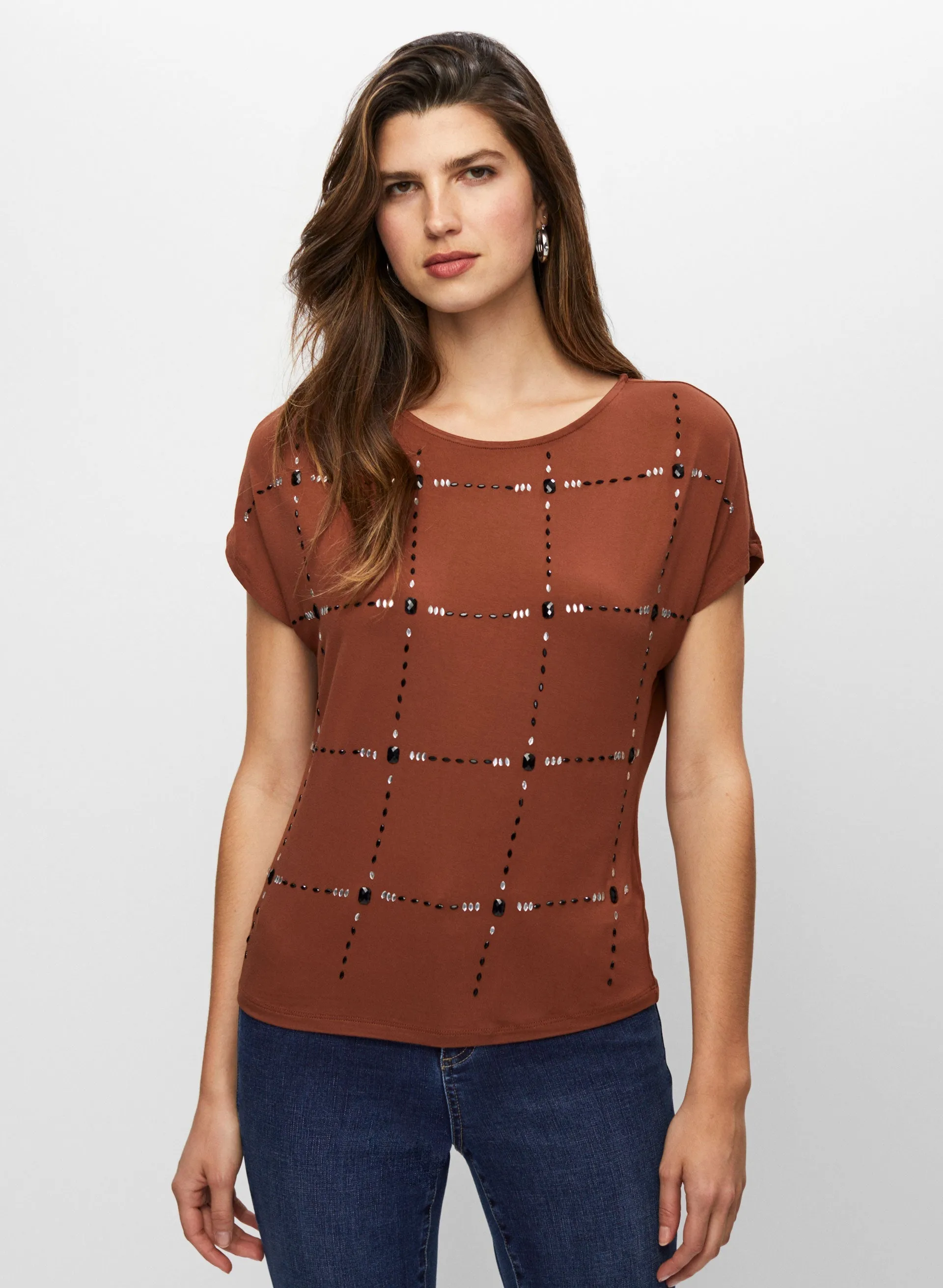 Jewel Detail Tee sold by Melanie Lyne product image thumbnail 5