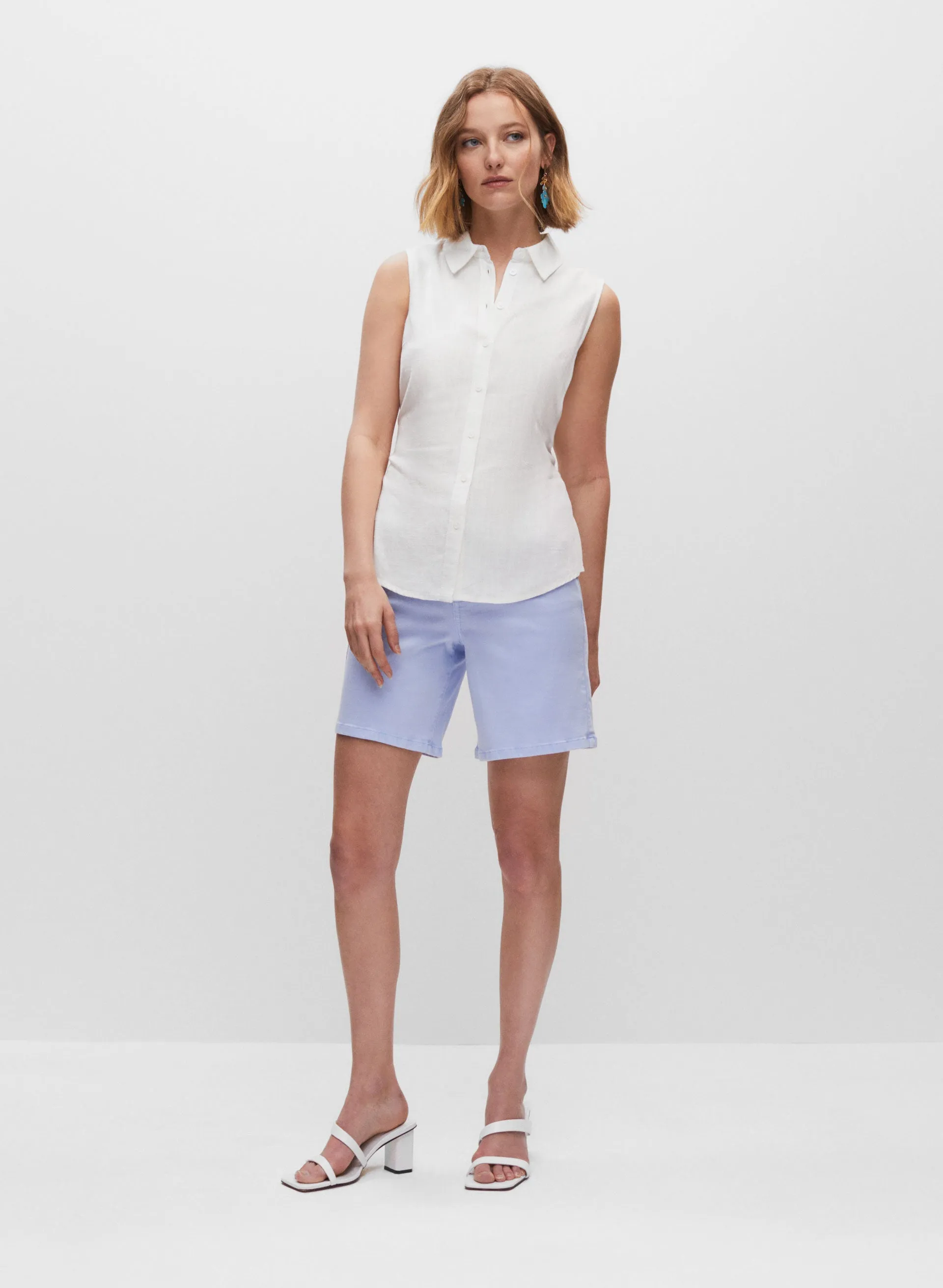 Tie Front Button Down Shirt sold by Melanie Lyne