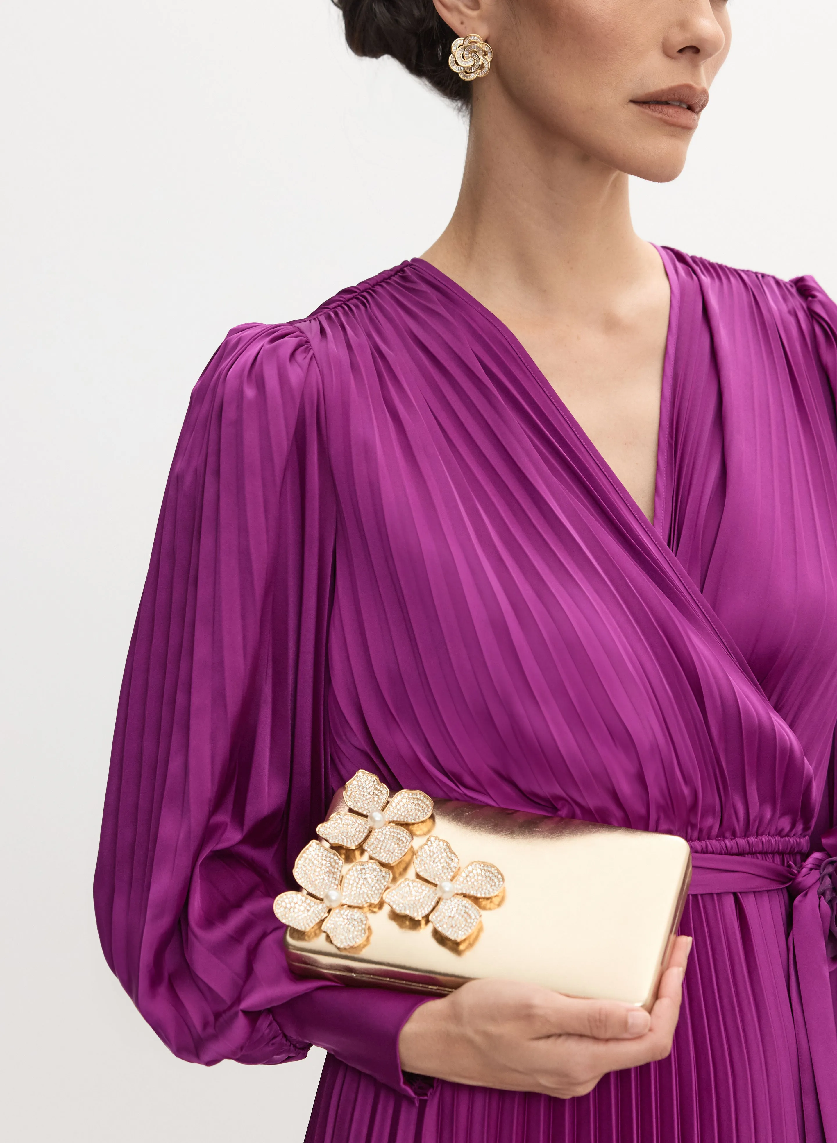 Floral Embellished Box Clutch sold by Melanie Lyne product image thumbnail 5