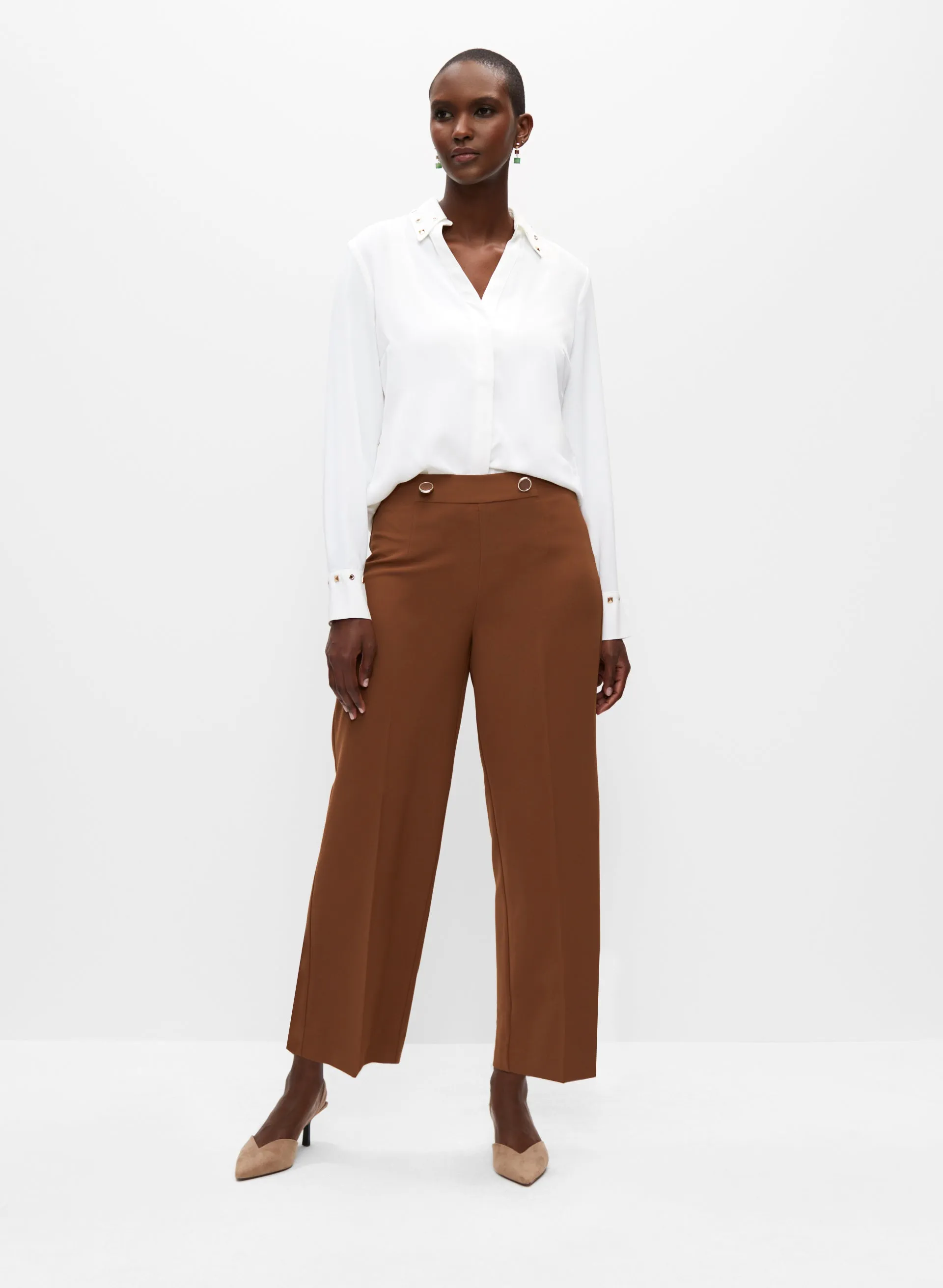 Wide Leg Culotte Pants sold by Melanie Lyne