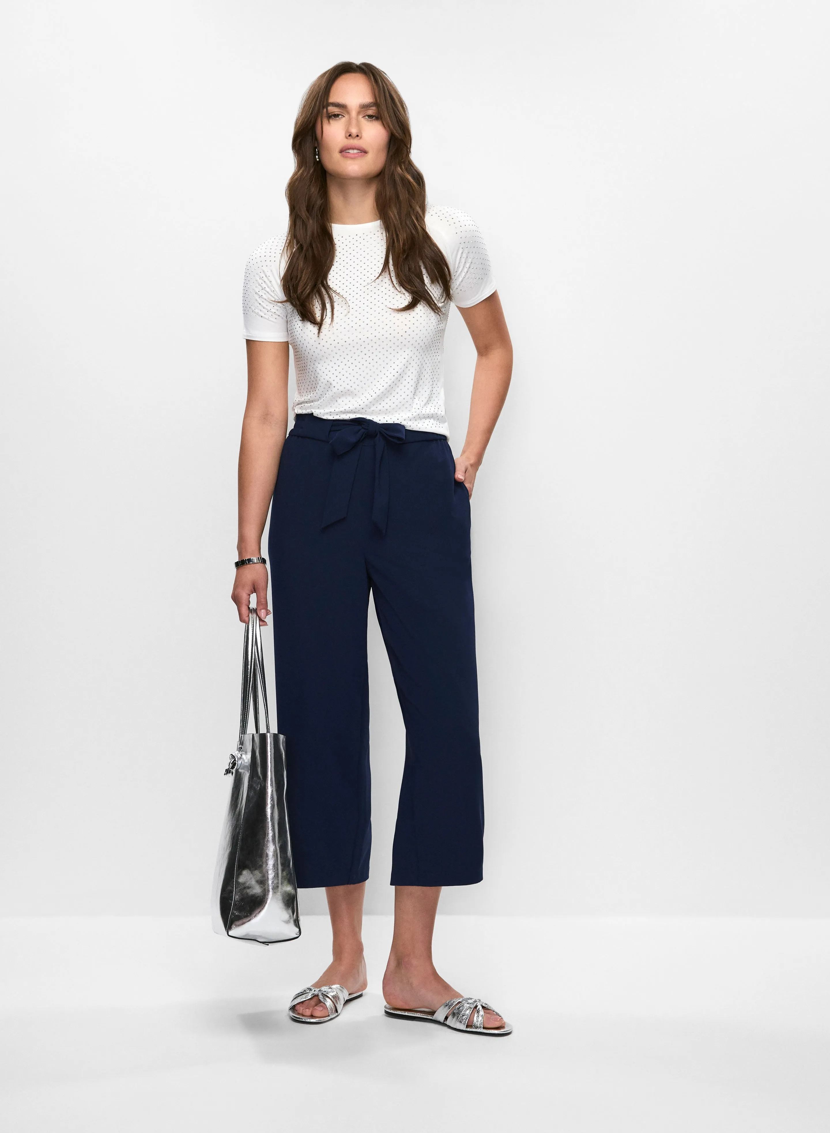 Studded Detail T-Shirt & Belted Pants sold by Melanie Lyne