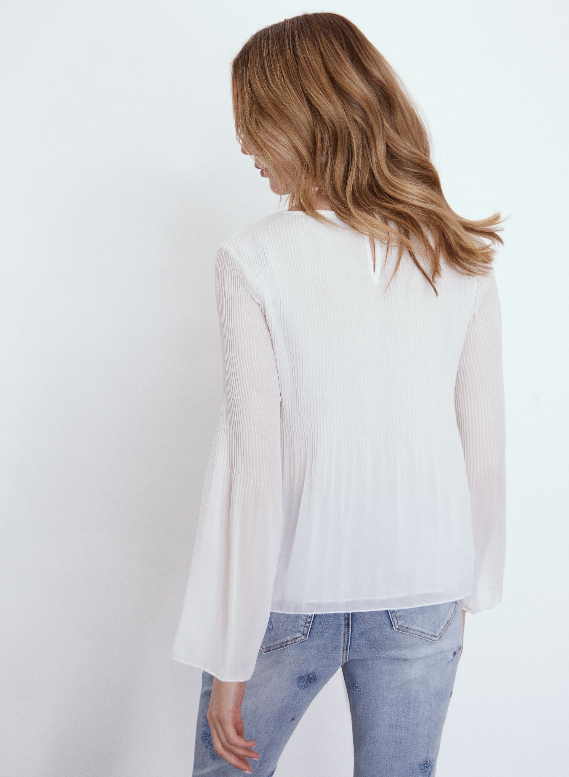 Pleated Chiffon Blouse sold by Melanie Lyne product image thumbnail 4