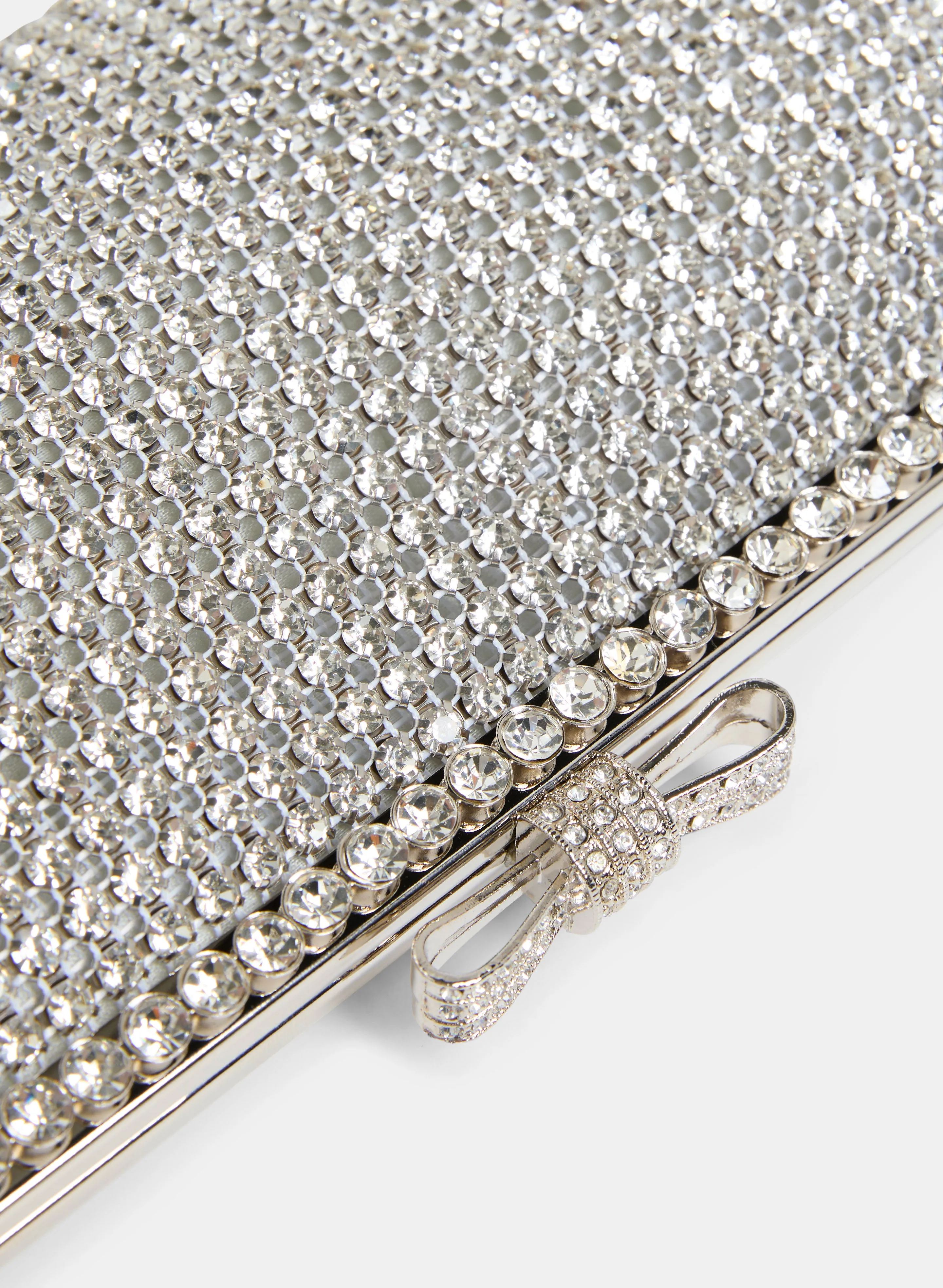 Trapeze-Shaped Crystal Clutch sold by Melanie Lyne product image thumbnail 2