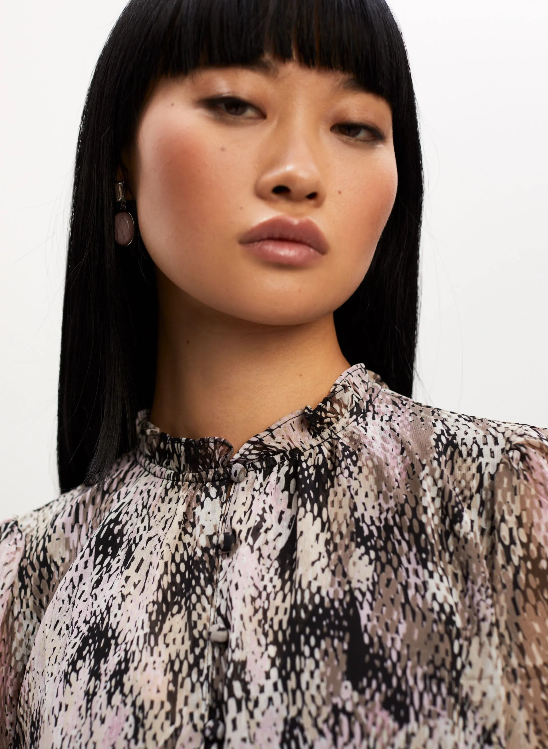 Animal Print Chiffon Blouse sold by Melanie Lyne product image thumbnail 2