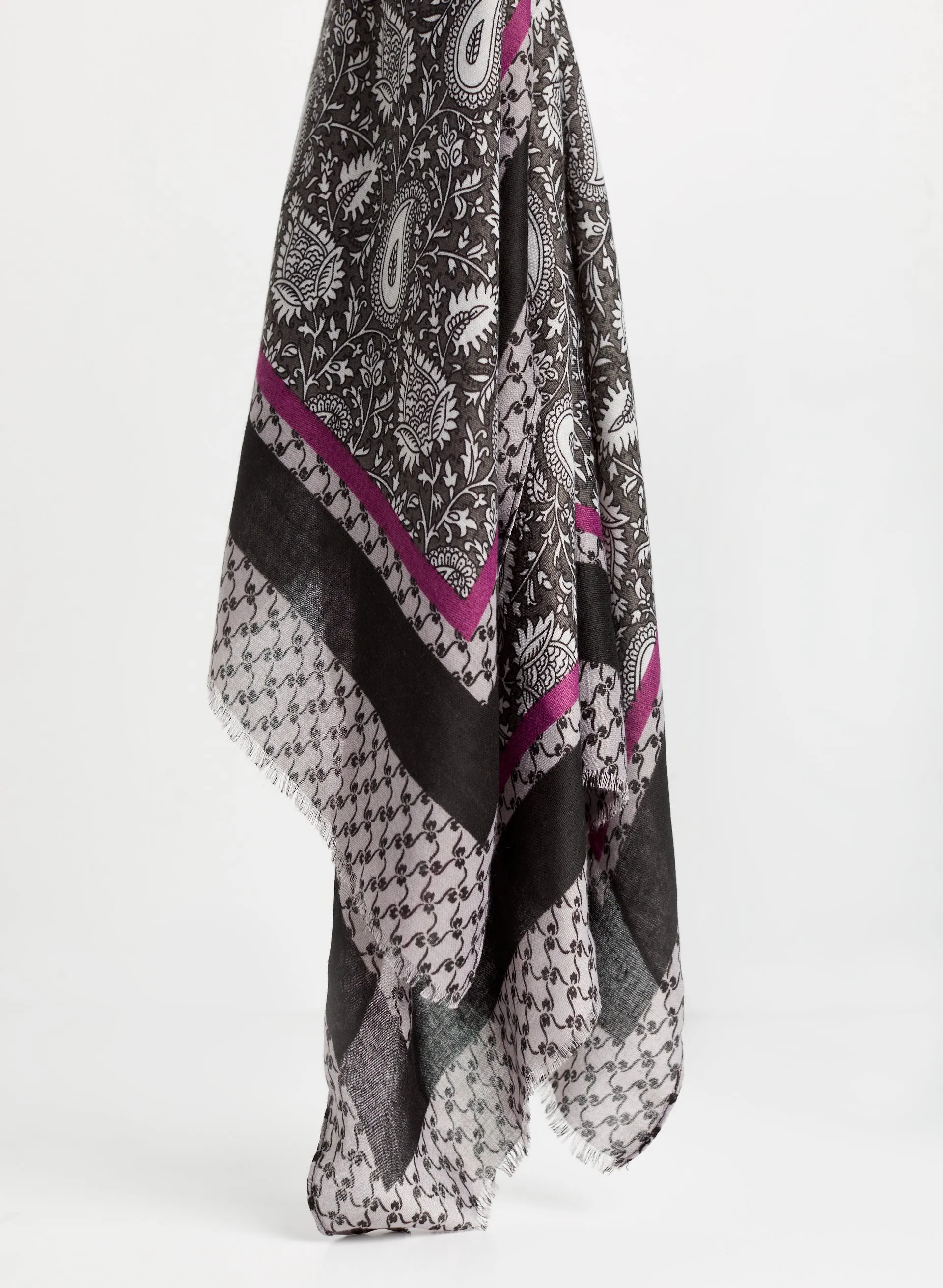 Paisley Print Scarf sold by Melanie Lyne product image thumbnail 3