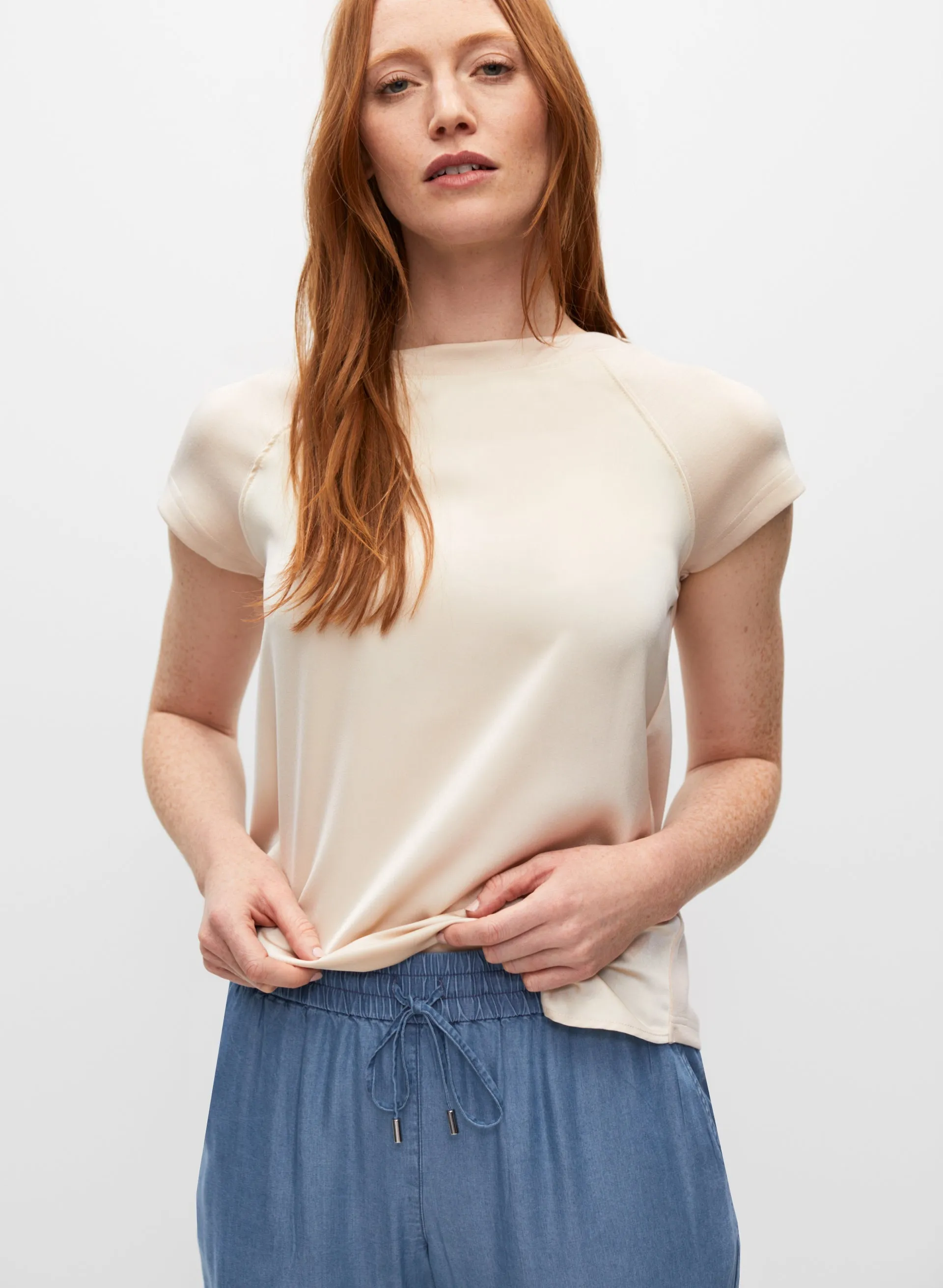 Cut Detail Tencel Pants sold by Melanie Lyne product image thumbnail 3