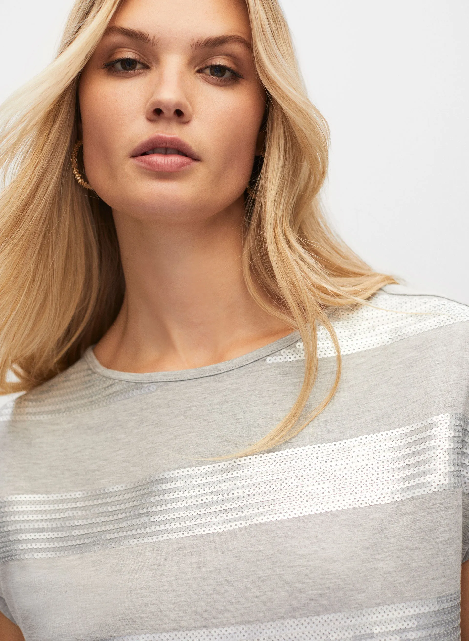 Striped Sequin Detail Top sold by Melanie Lyne product image thumbnail 2