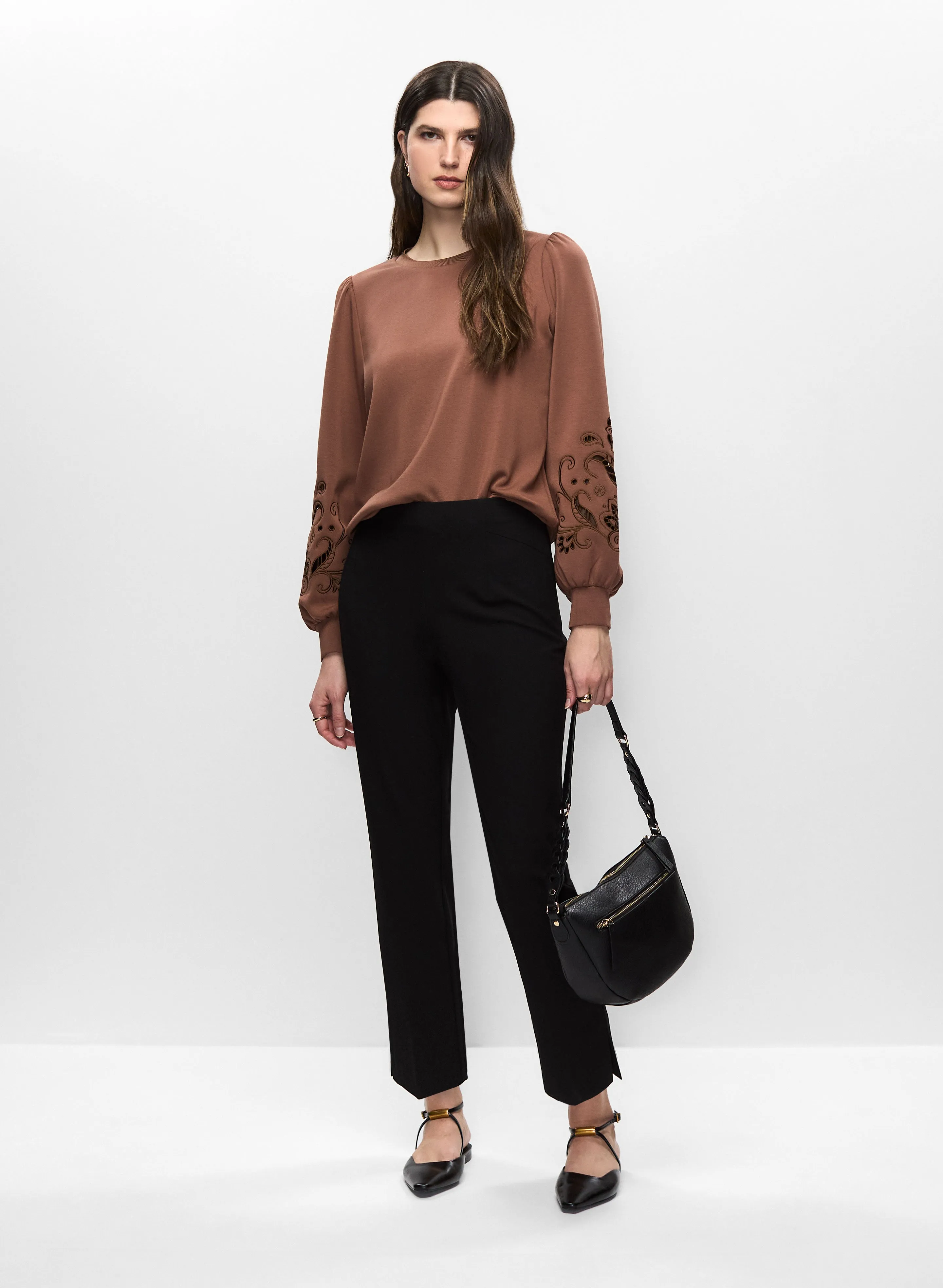 Embroidered Sweatshirt & Amber Pants sold by Melanie Lyne