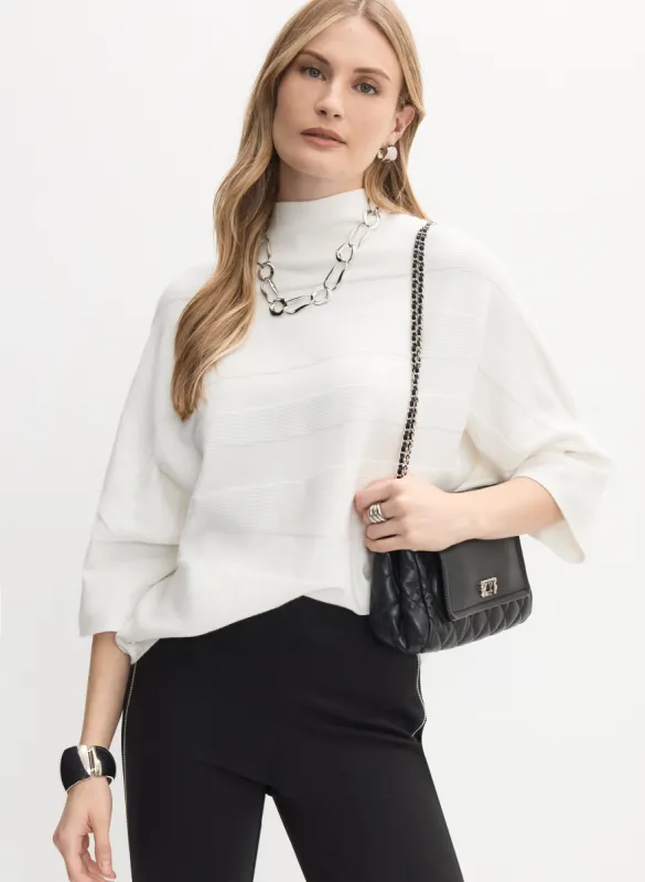 Joseph Ribkoff - Funnel Neck Sweater sold by Melanie Lyne