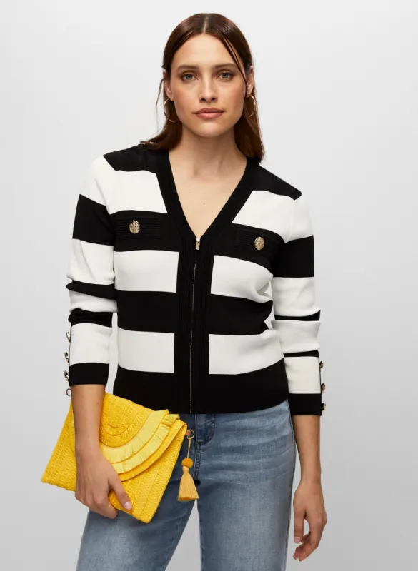 Striped Print Cardigan sold by Melanie Lyne