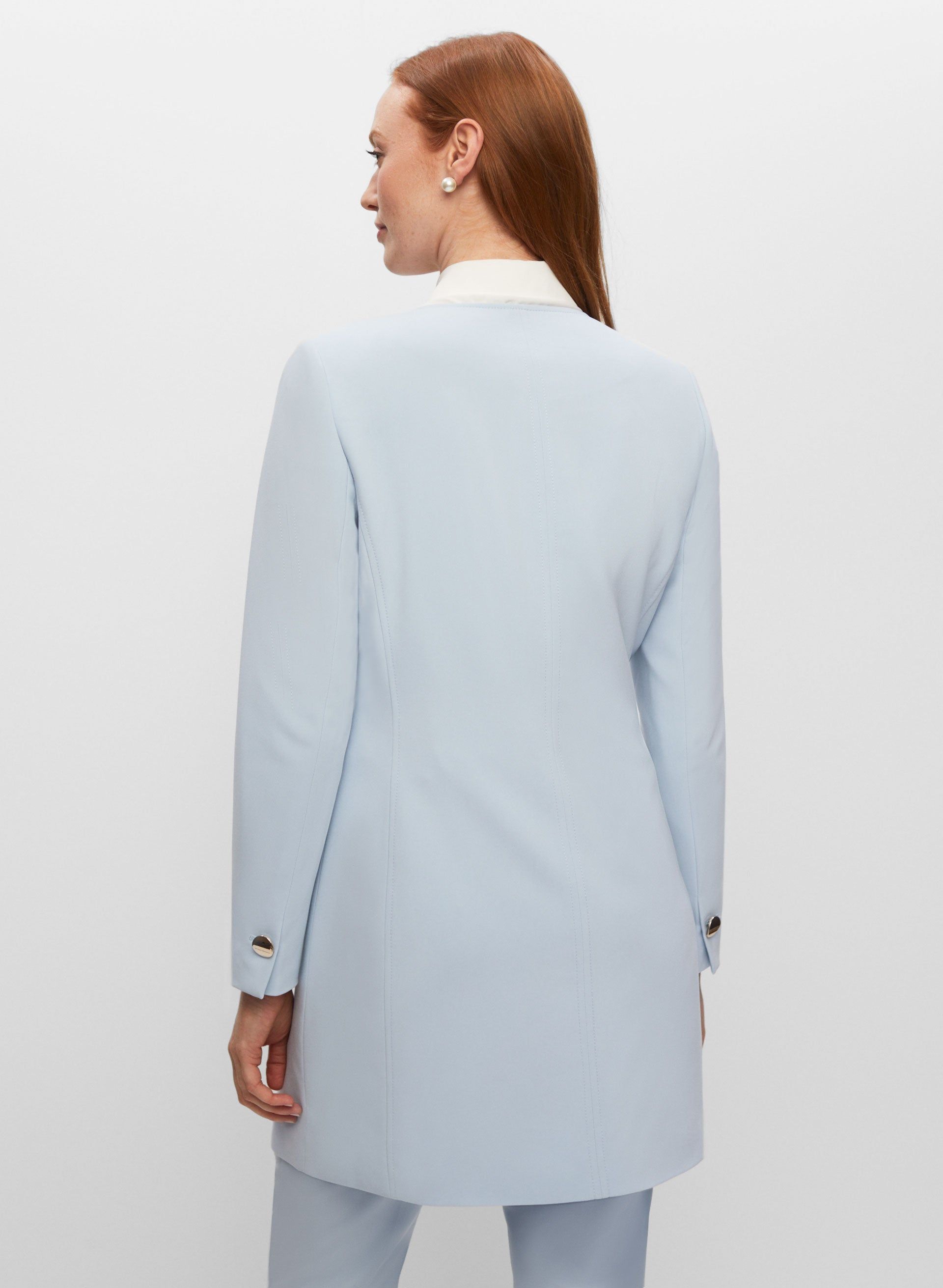 Long Zip Front Jacket sold by Melanie Lyne product image thumbnail 3