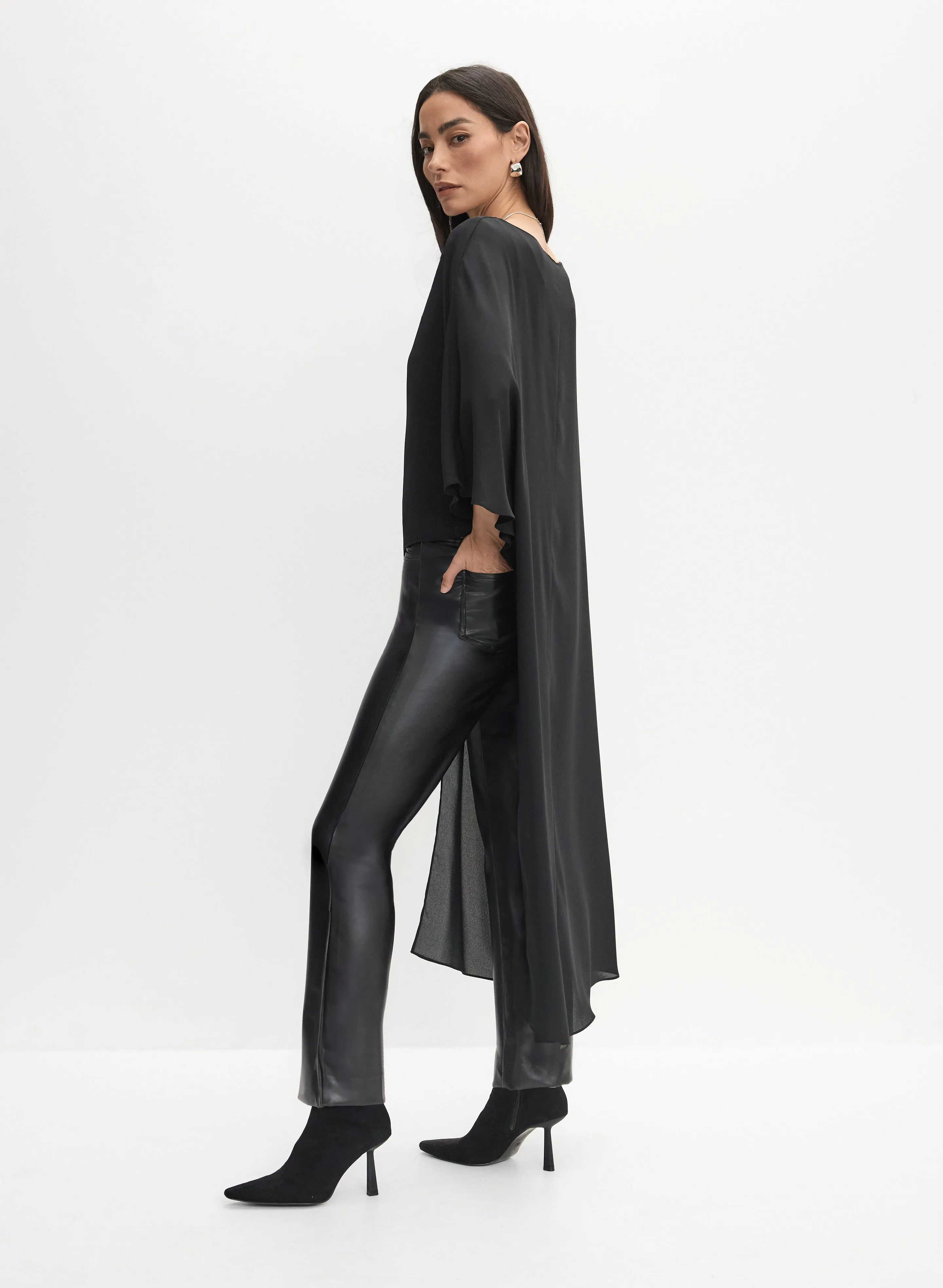 Joseph Ribkoff - 3/4 Sleeve Chiffon Blouse sold by Melanie Lyne product image thumbnail 5