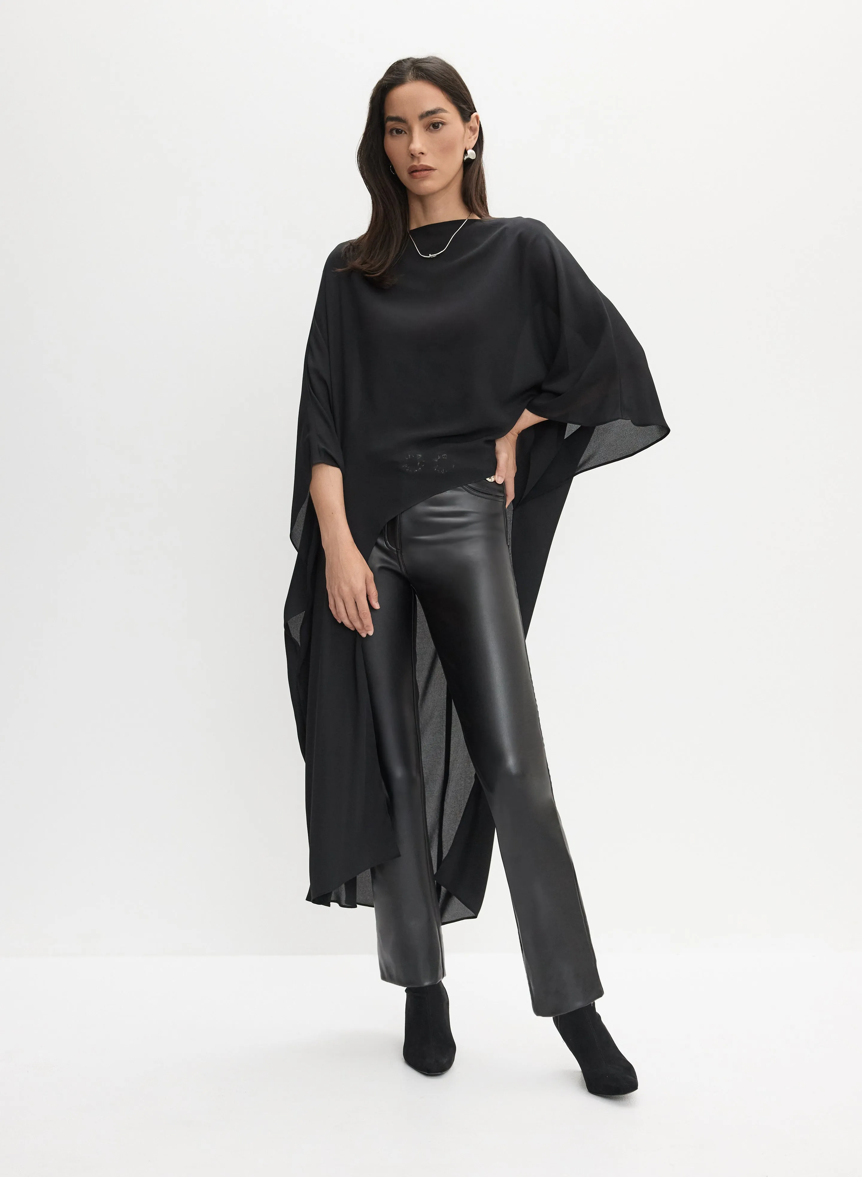 Joseph Ribkoff - 3/4 Sleeve Chiffon Blouse sold by Melanie Lyne product image thumbnail 3