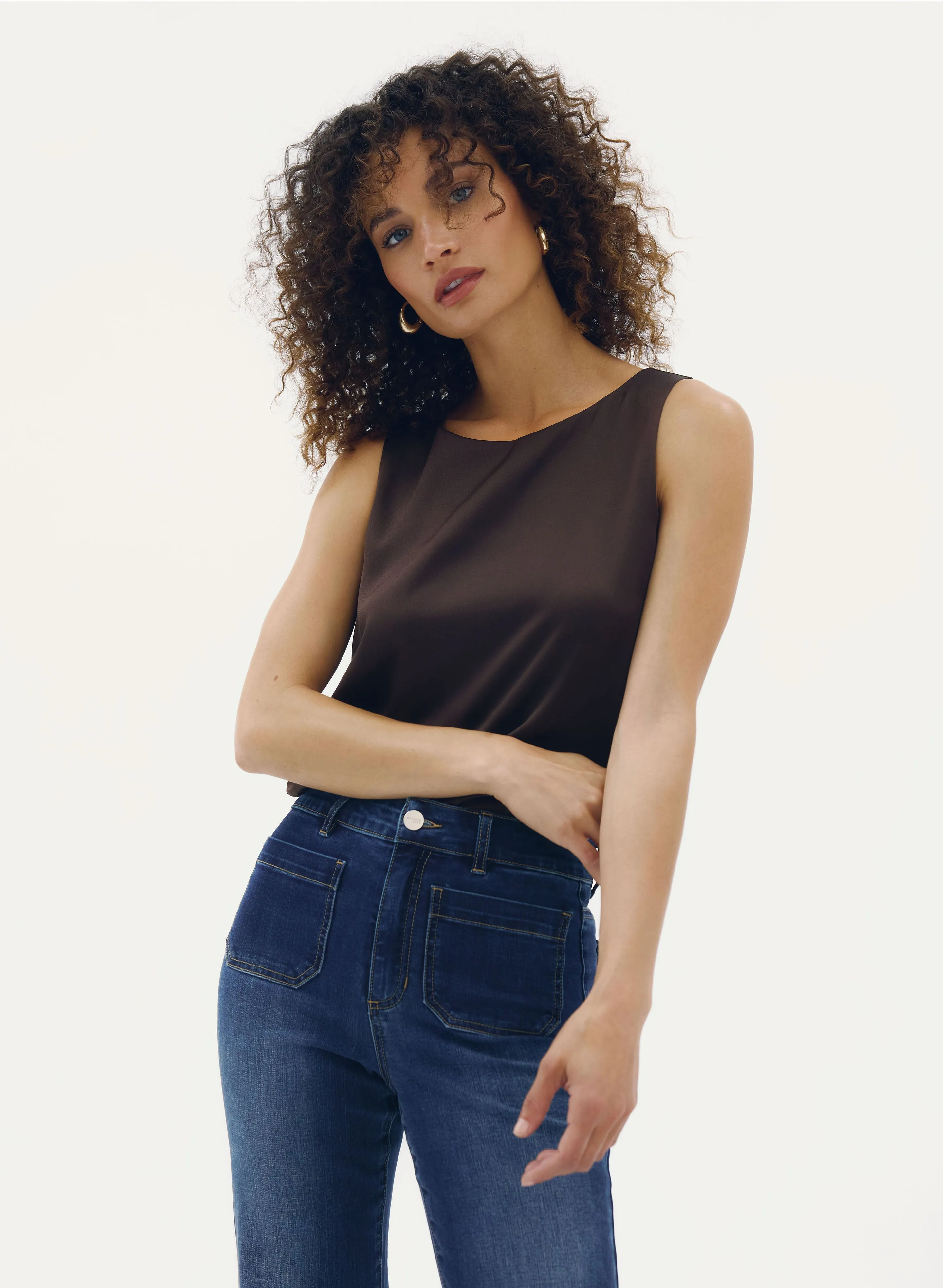 Essential Crew Neck Blouse sold by Melanie Lyne product image thumbnail 3