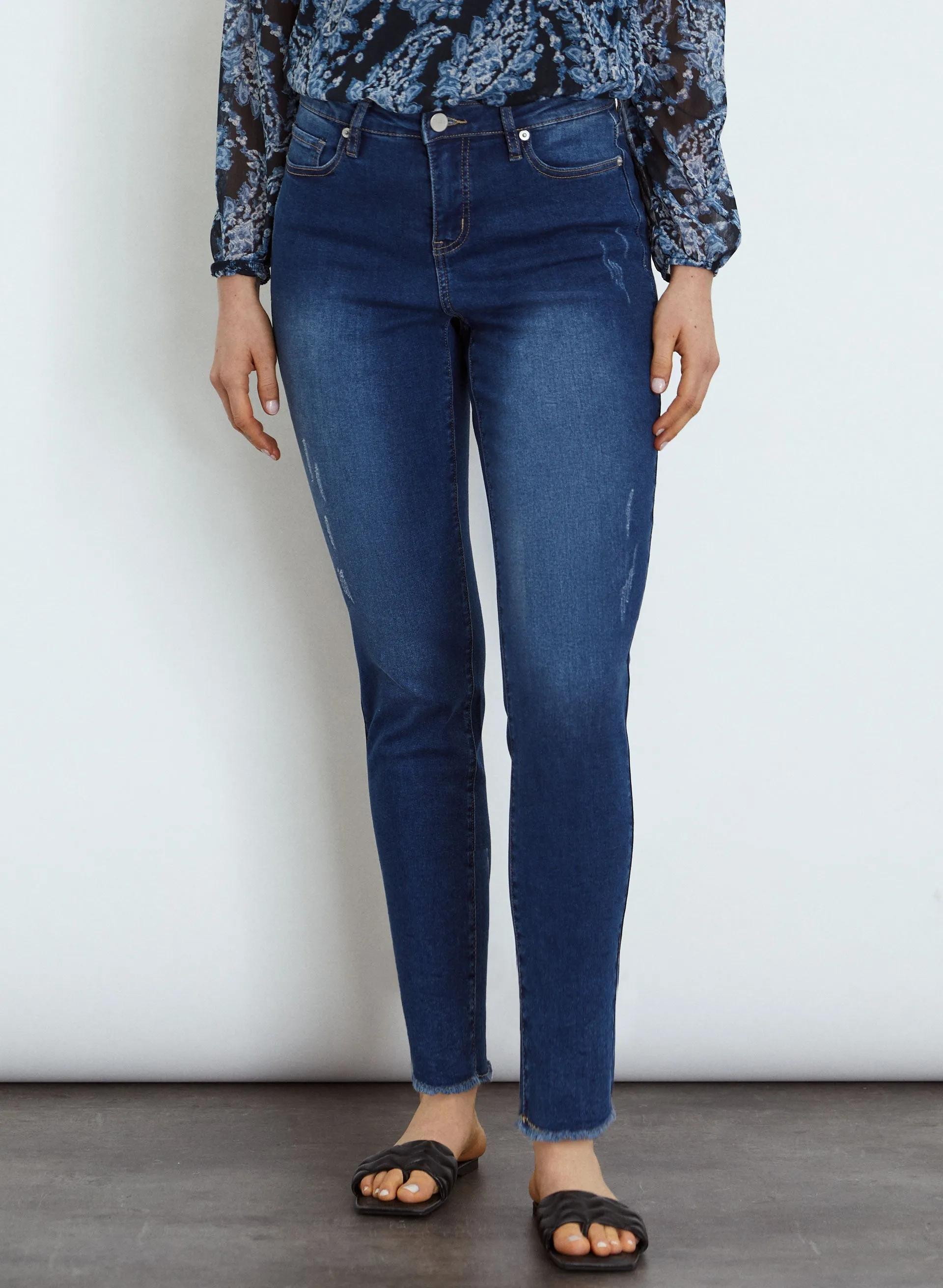 Rhinestone Pocket Slim Leg Jeans sold by Melanie Lyne