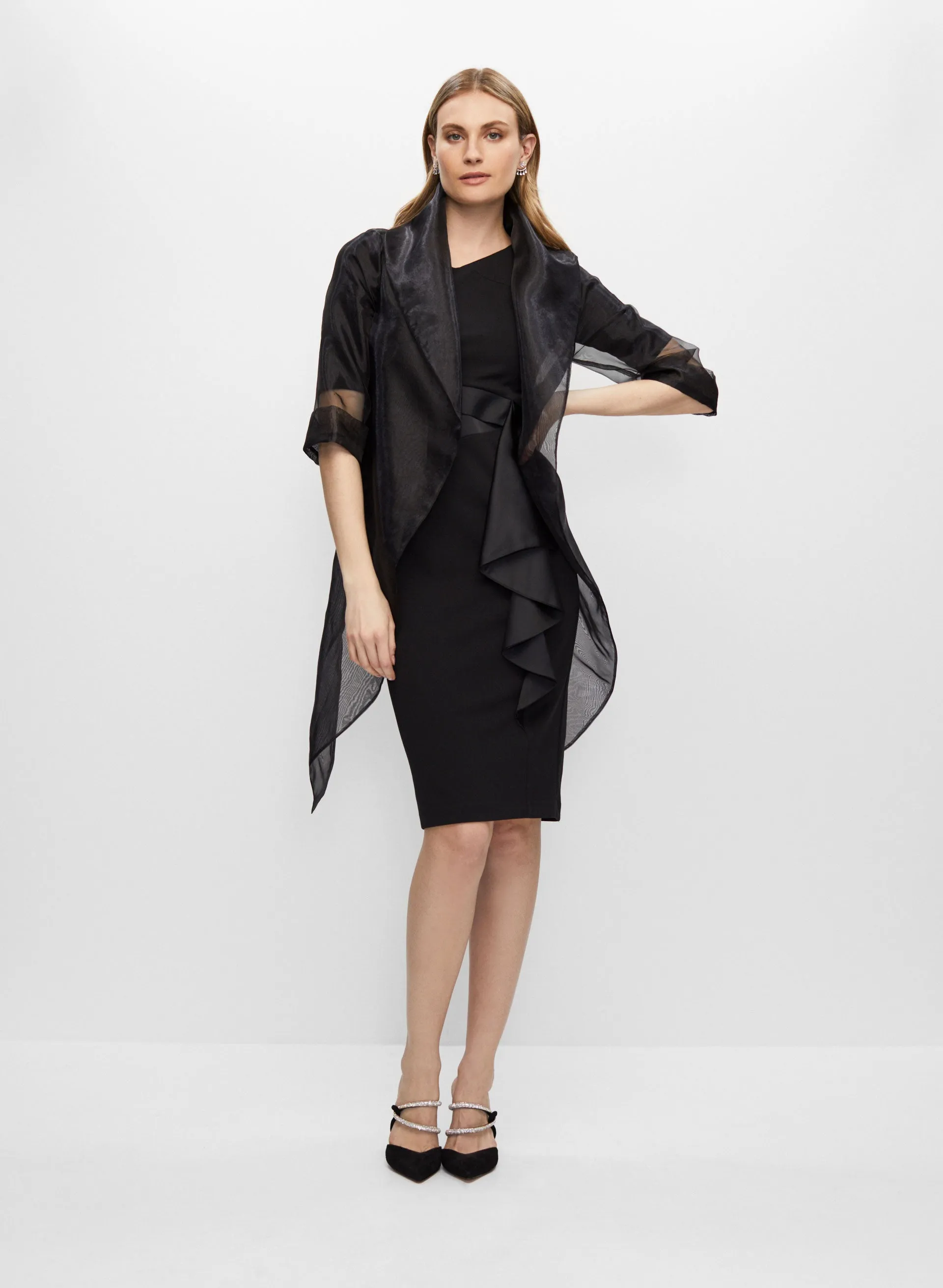 Oversized Tie Detail Bolero sold by Melanie Lyne product image thumbnail 3