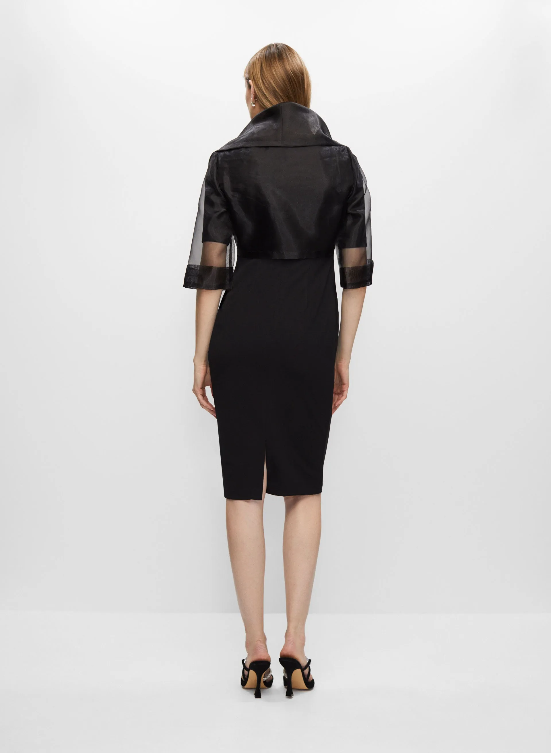 Oversized Tie Detail Bolero sold by Melanie Lyne product image thumbnail 4