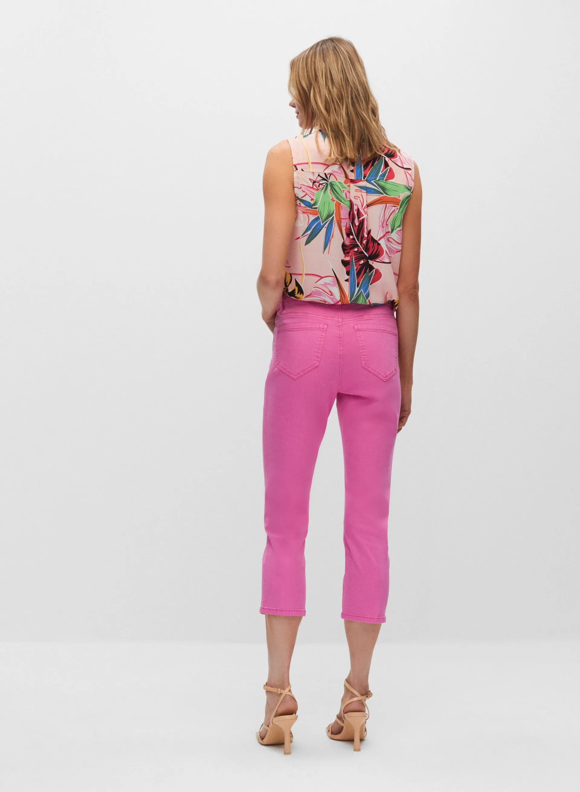 Slim Leg Denim Capris sold by Melanie Lyne product image thumbnail 4