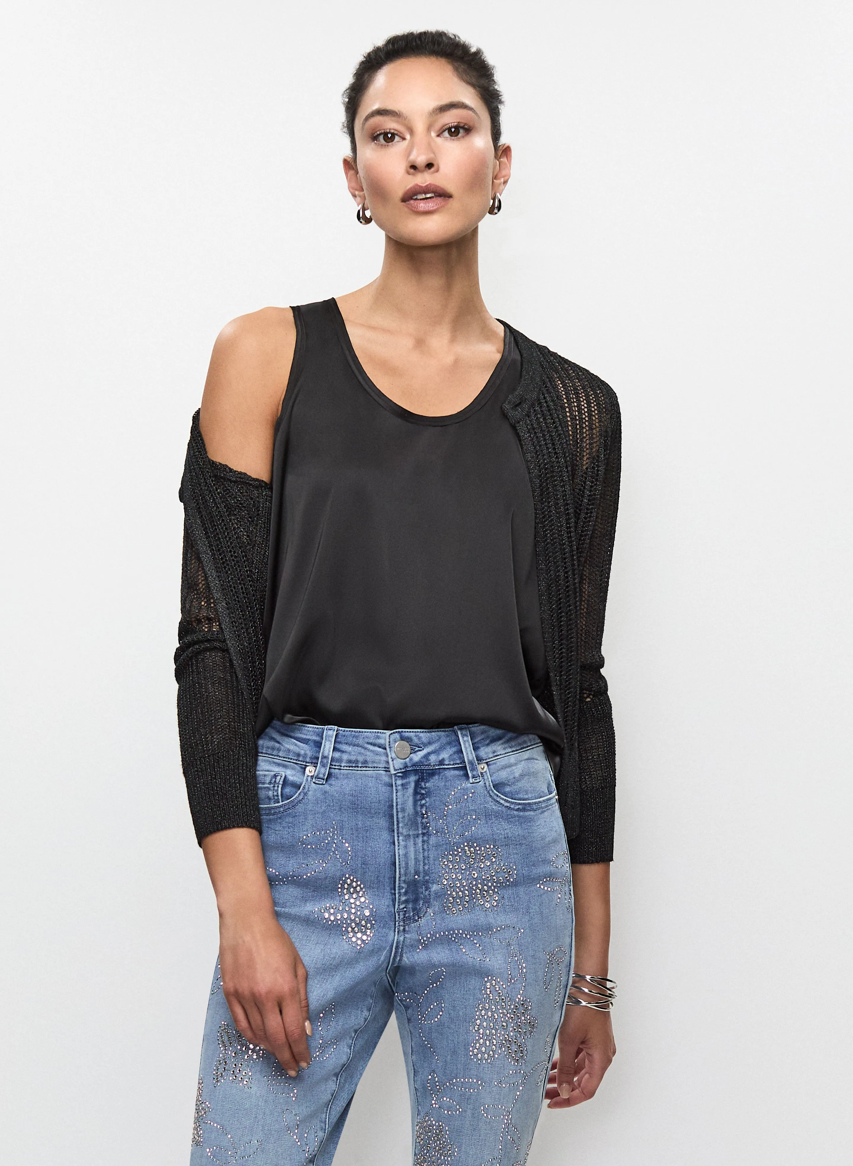 Satin Sleeveless Top sold by Melanie Lyne