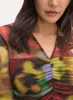 Floral Mesh Top sold by Melanie Lyne