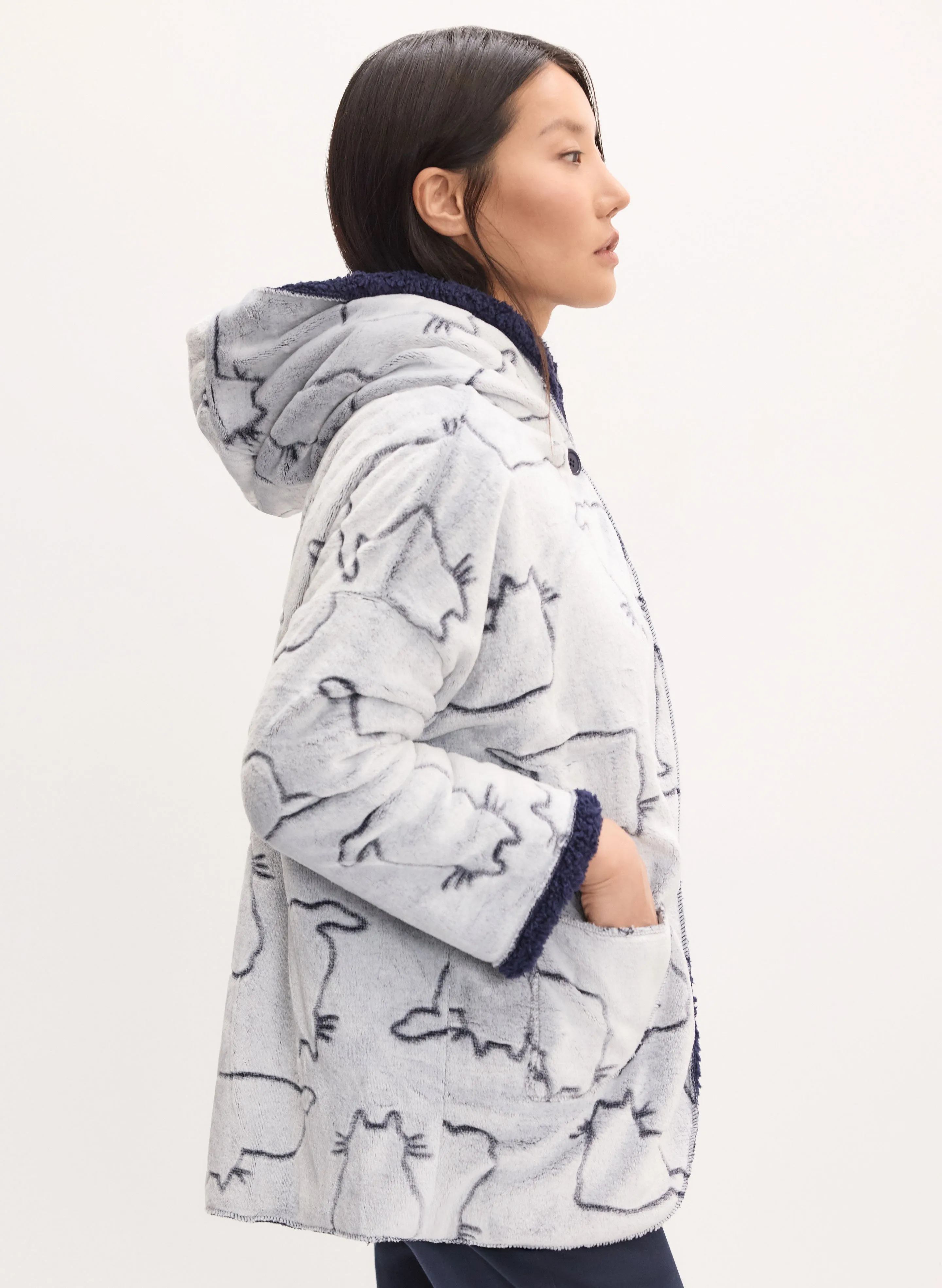 Reversible Fleece Jacket sold by Melanie Lyne product image thumbnail 5